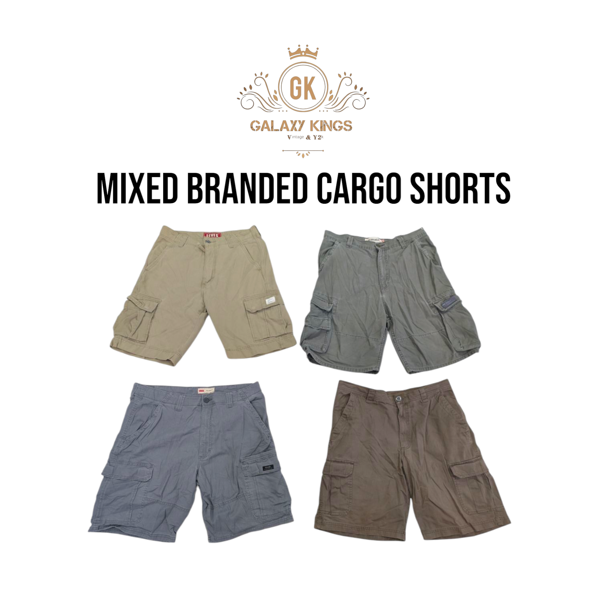 Mixed Branded Cargo Shorts