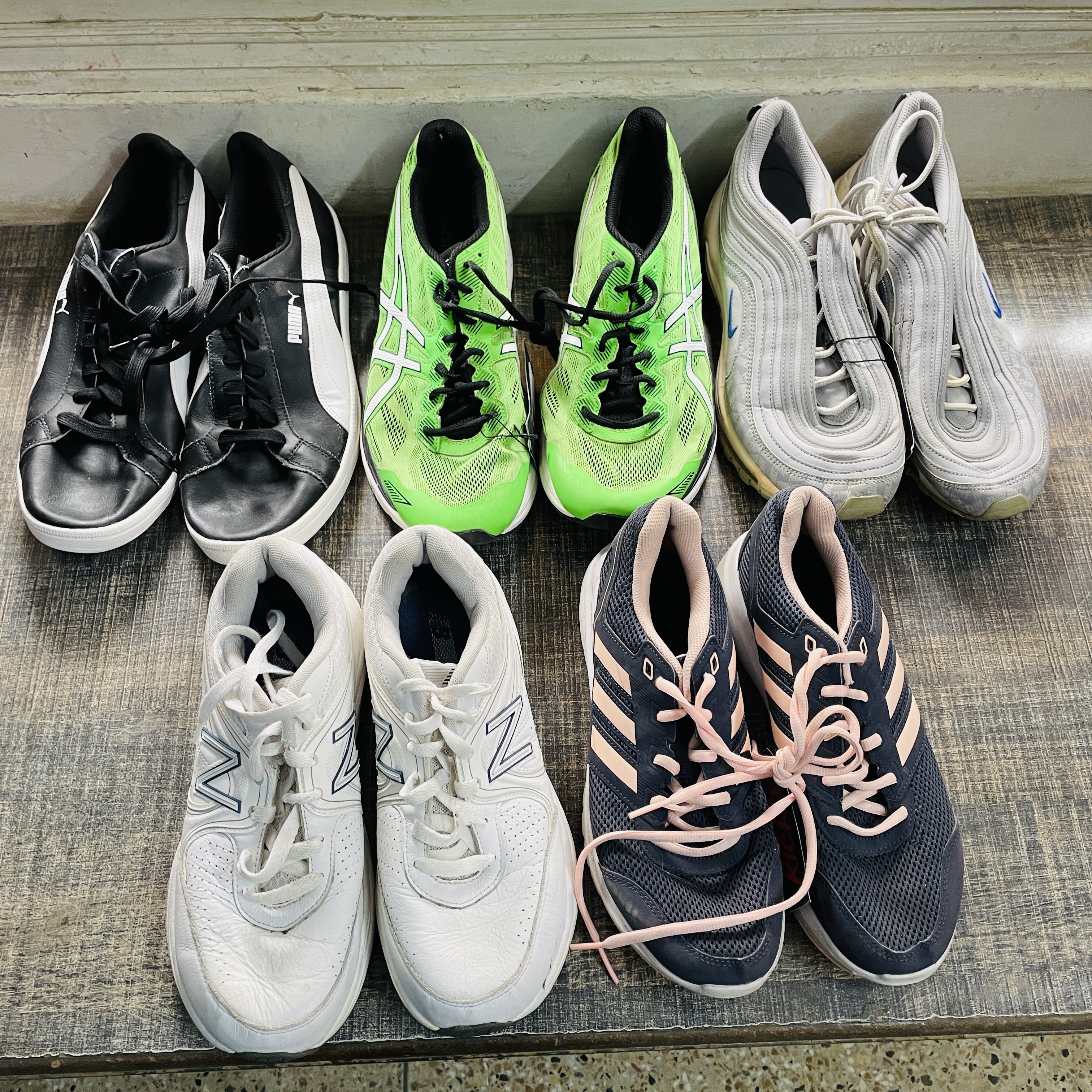 Branded Sneakers Bundle of 5 pairs