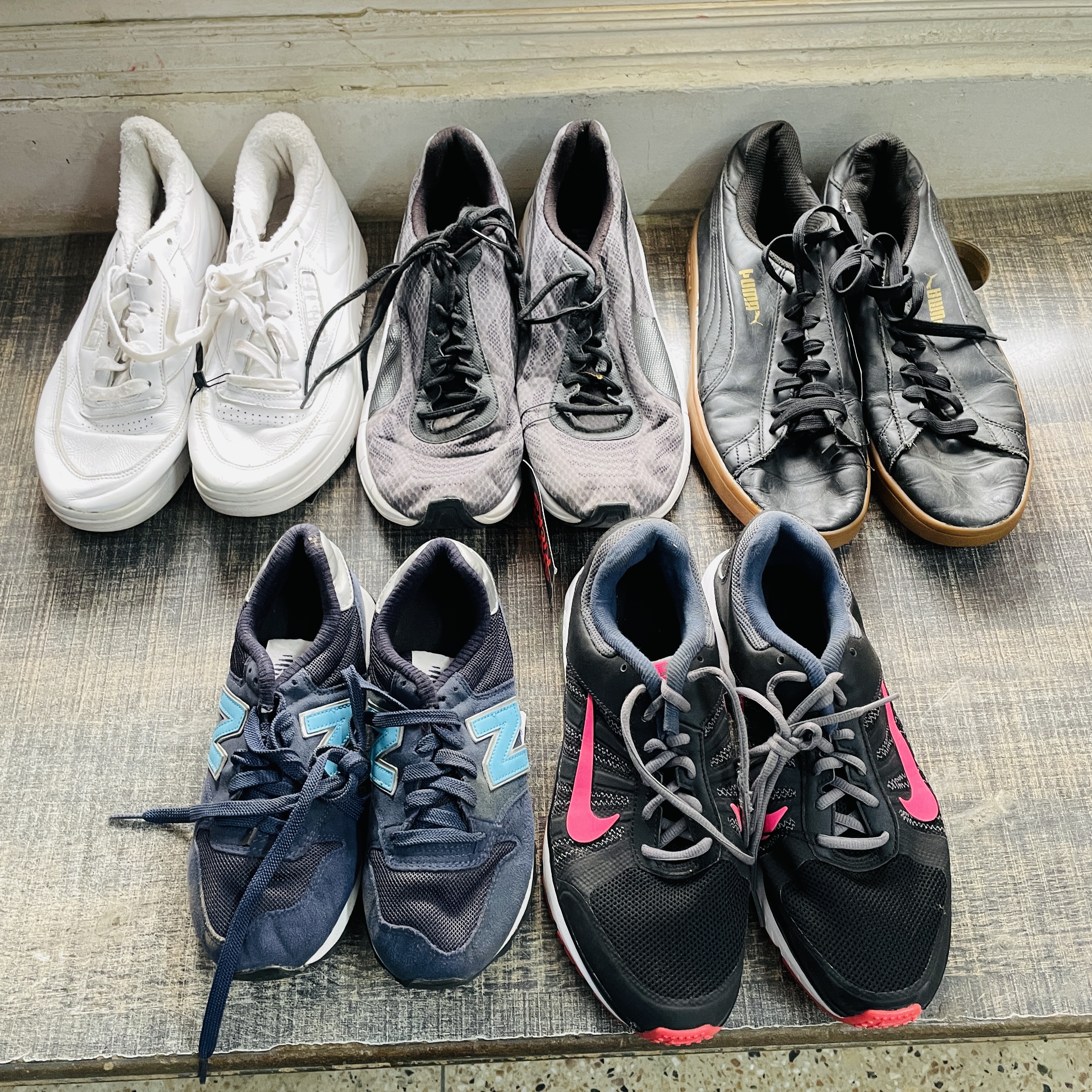 Branded Sneakers Bundle of 5 pairs