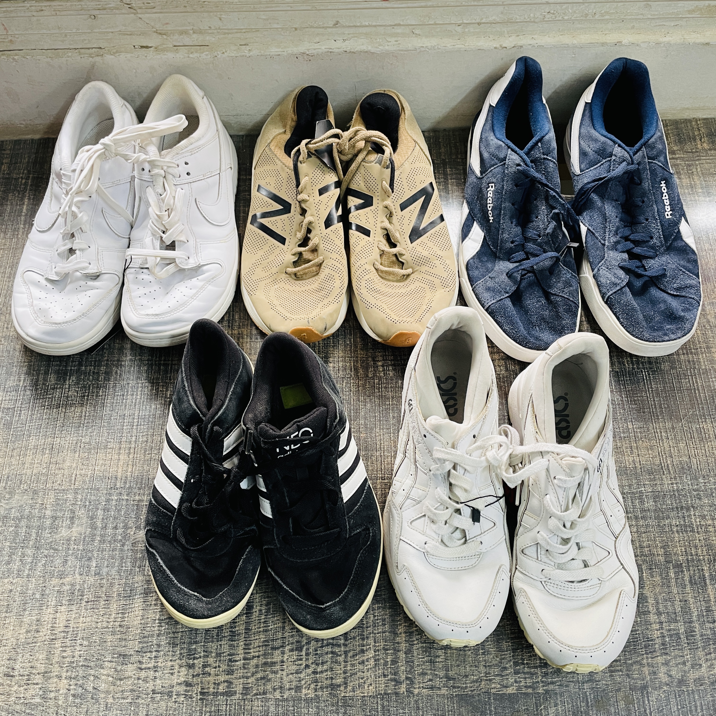 Branded Sneaker Bundle of 5 pairs