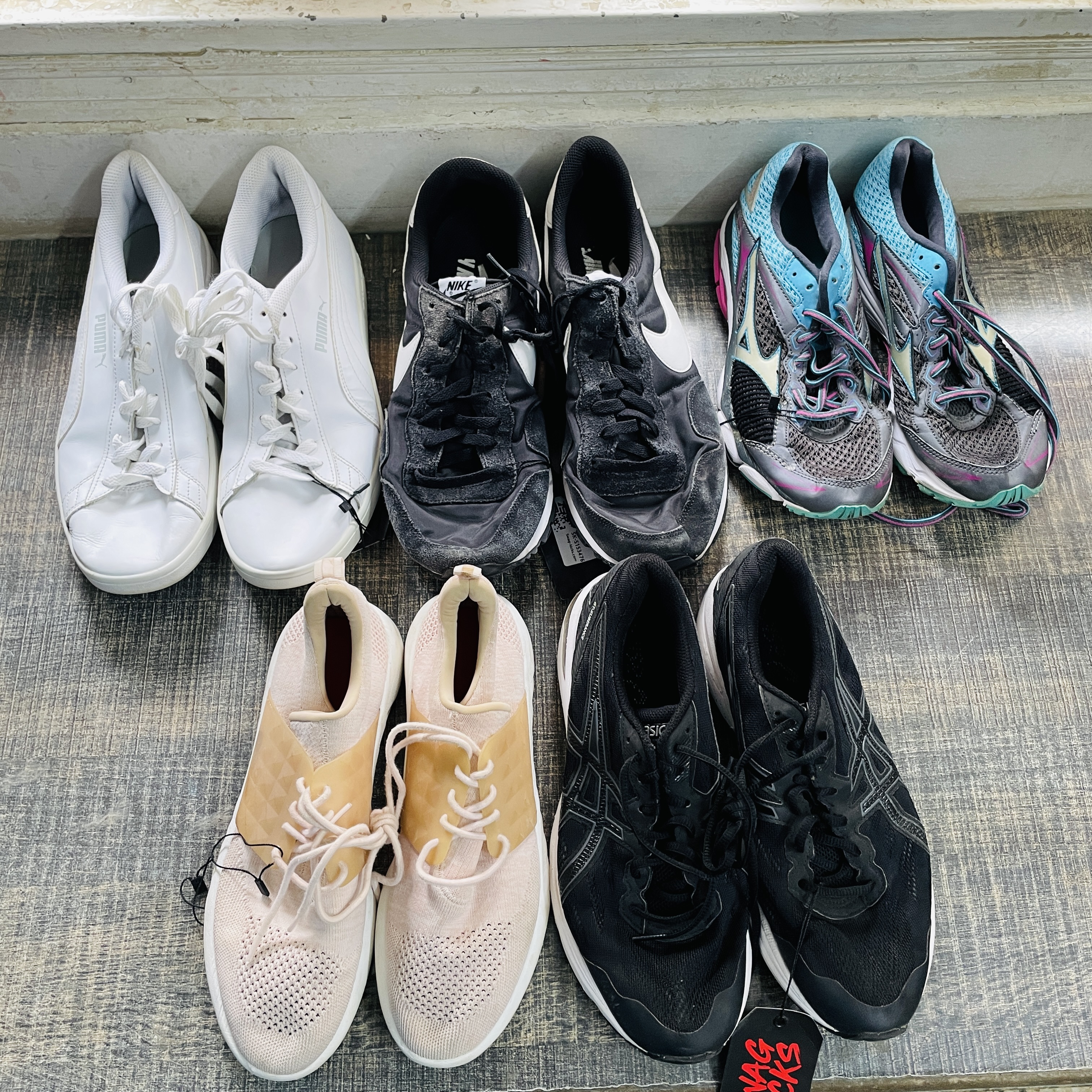 Branded Sneaker Bundle of 5 Pairs