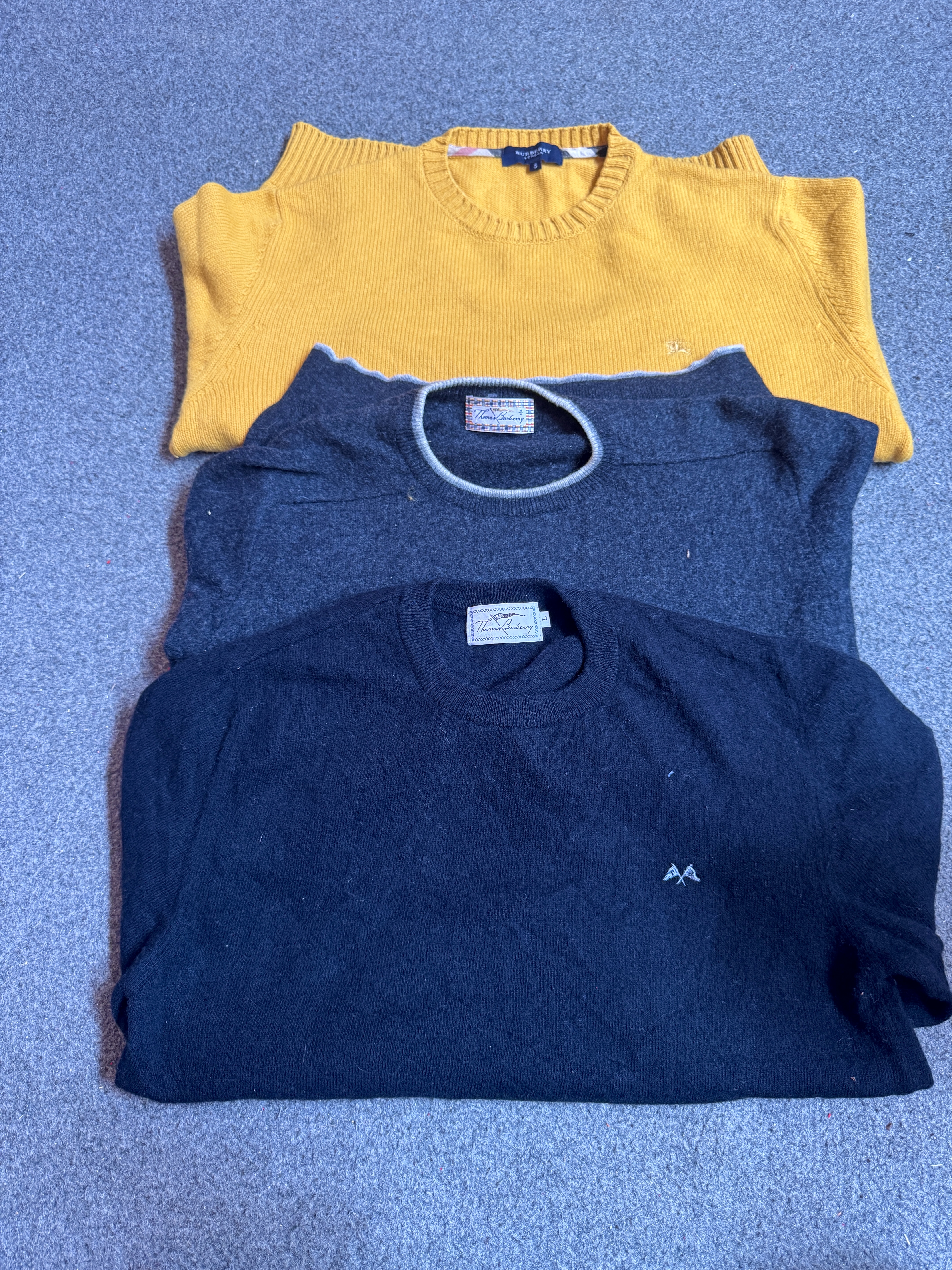 本物のバーバリーセーター