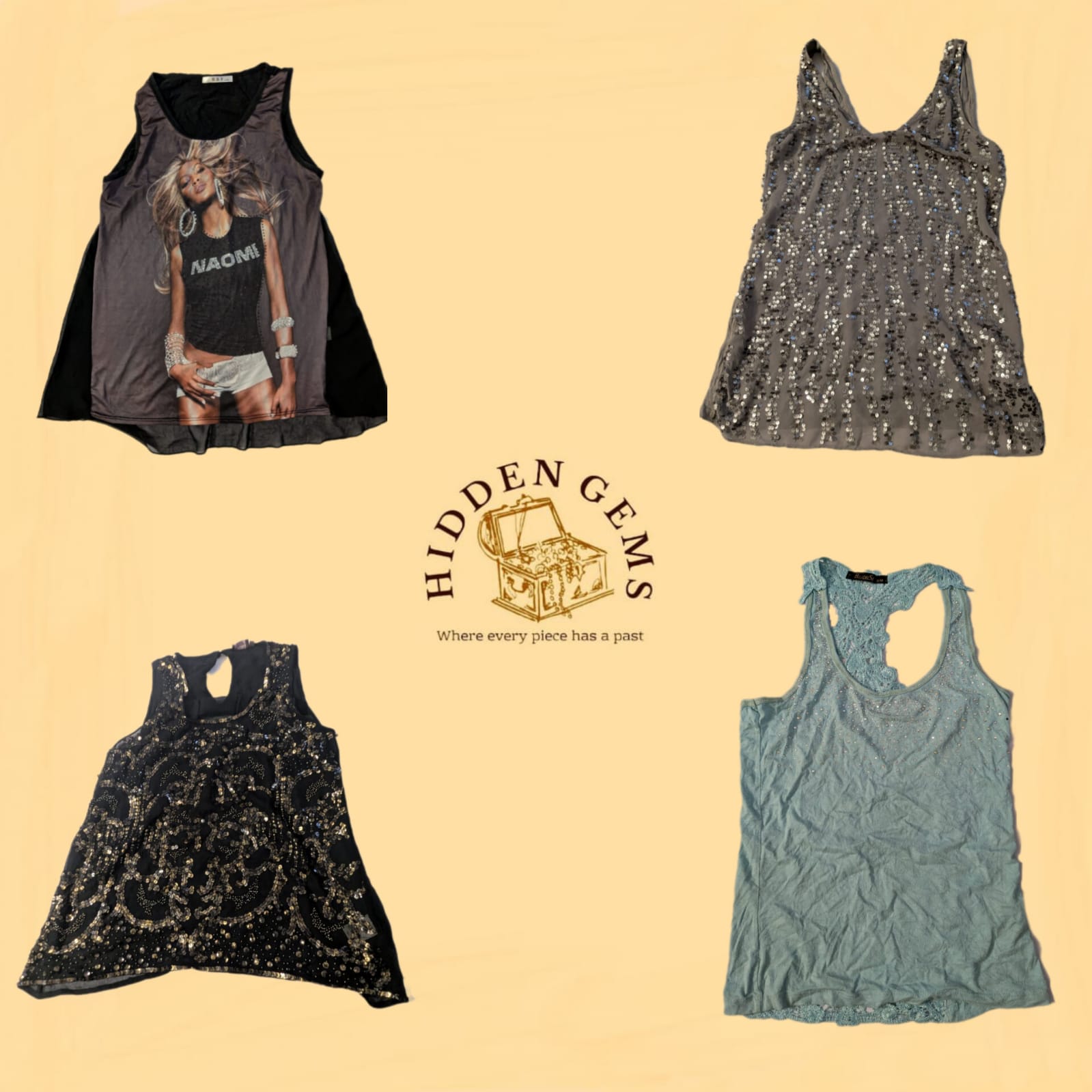 Y2K mixed tank tops(HG-013)