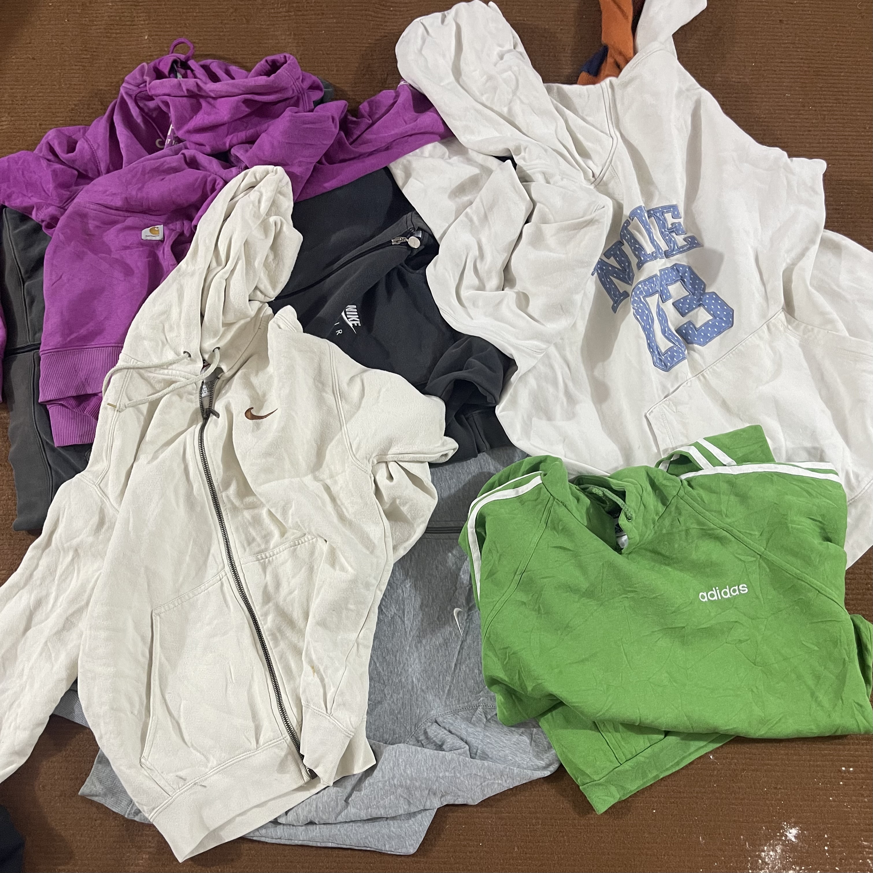 Branded Nike, Adidas, Carhartt & Patagonia Hoodies