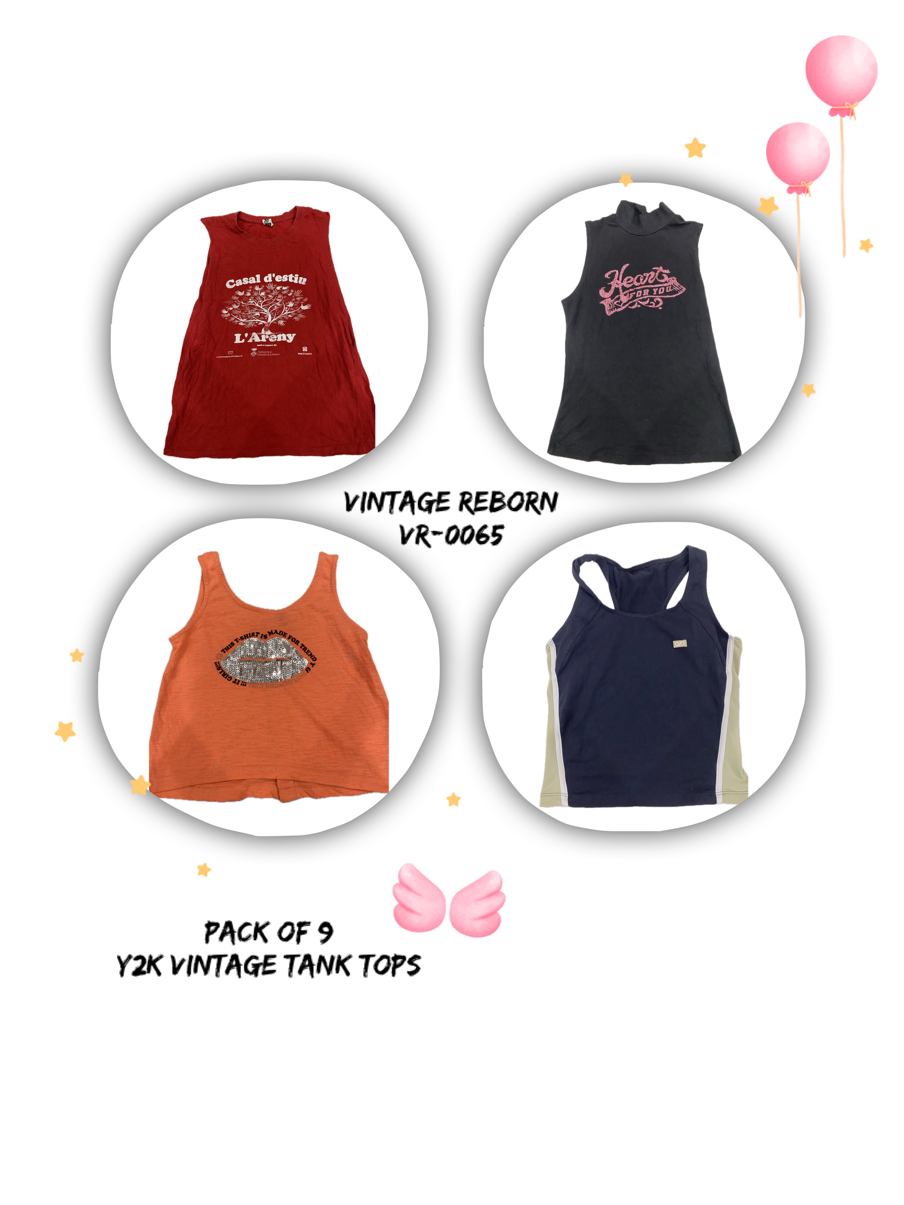 Y2K Vintage Tank Tops -  (VR-0065)