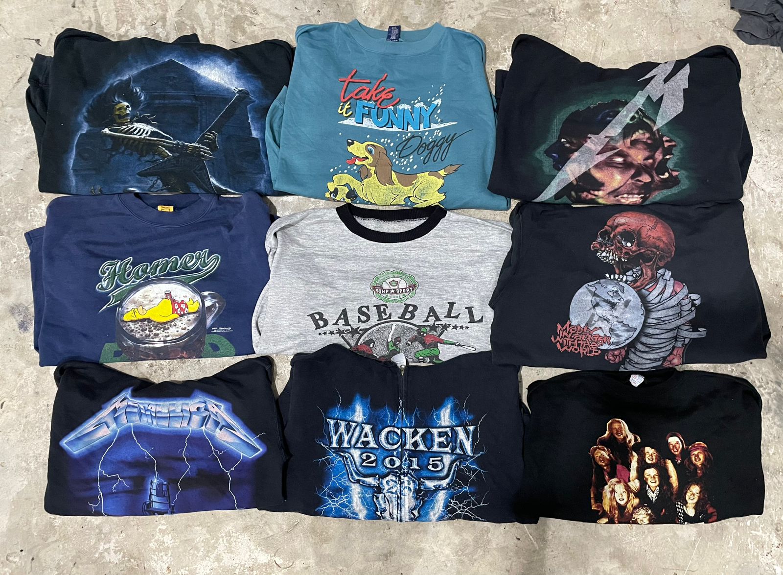 プリントバンドスウェットシャツ ヴィンテージ