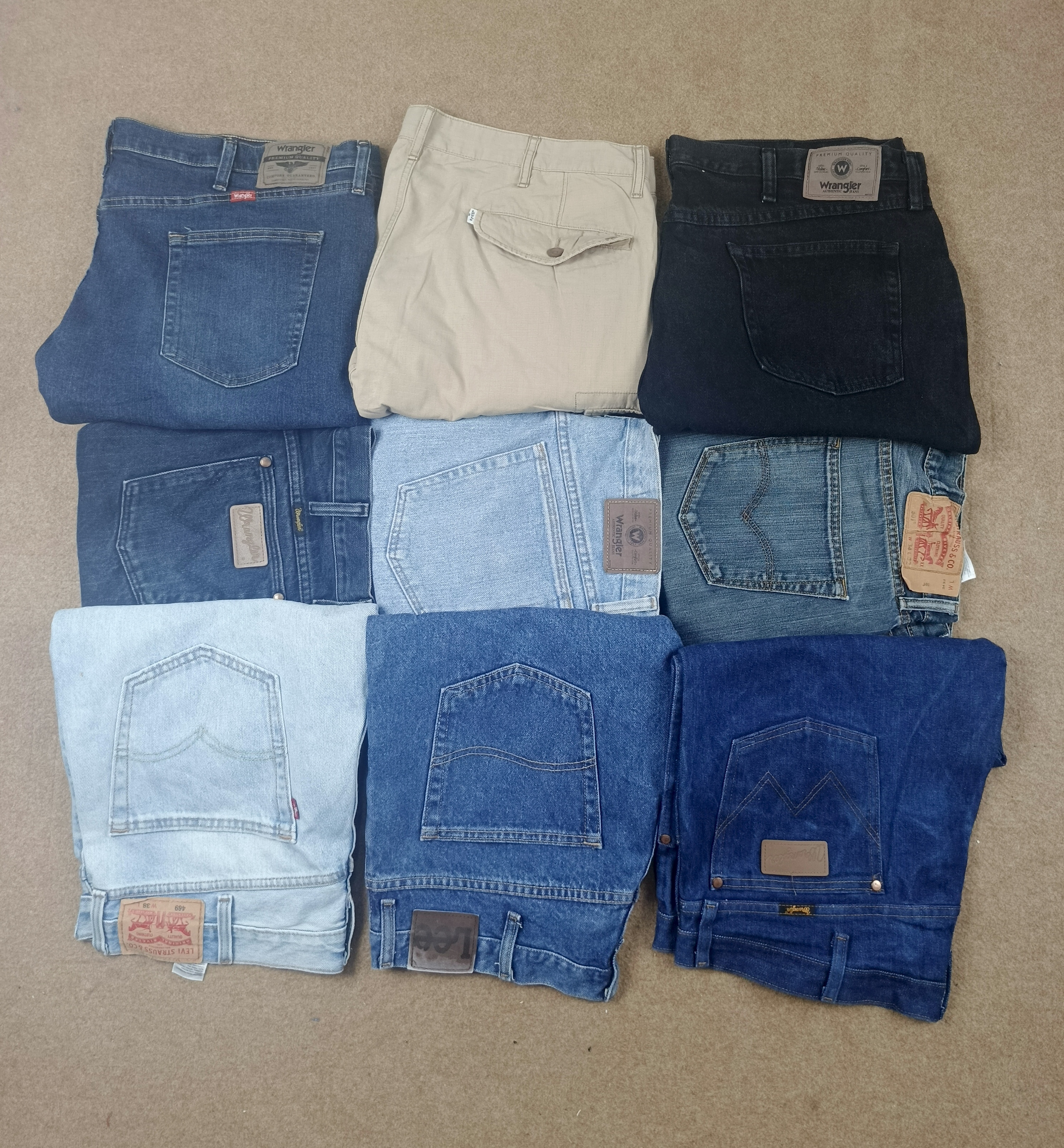 Levi's lee Wrangler shorts.