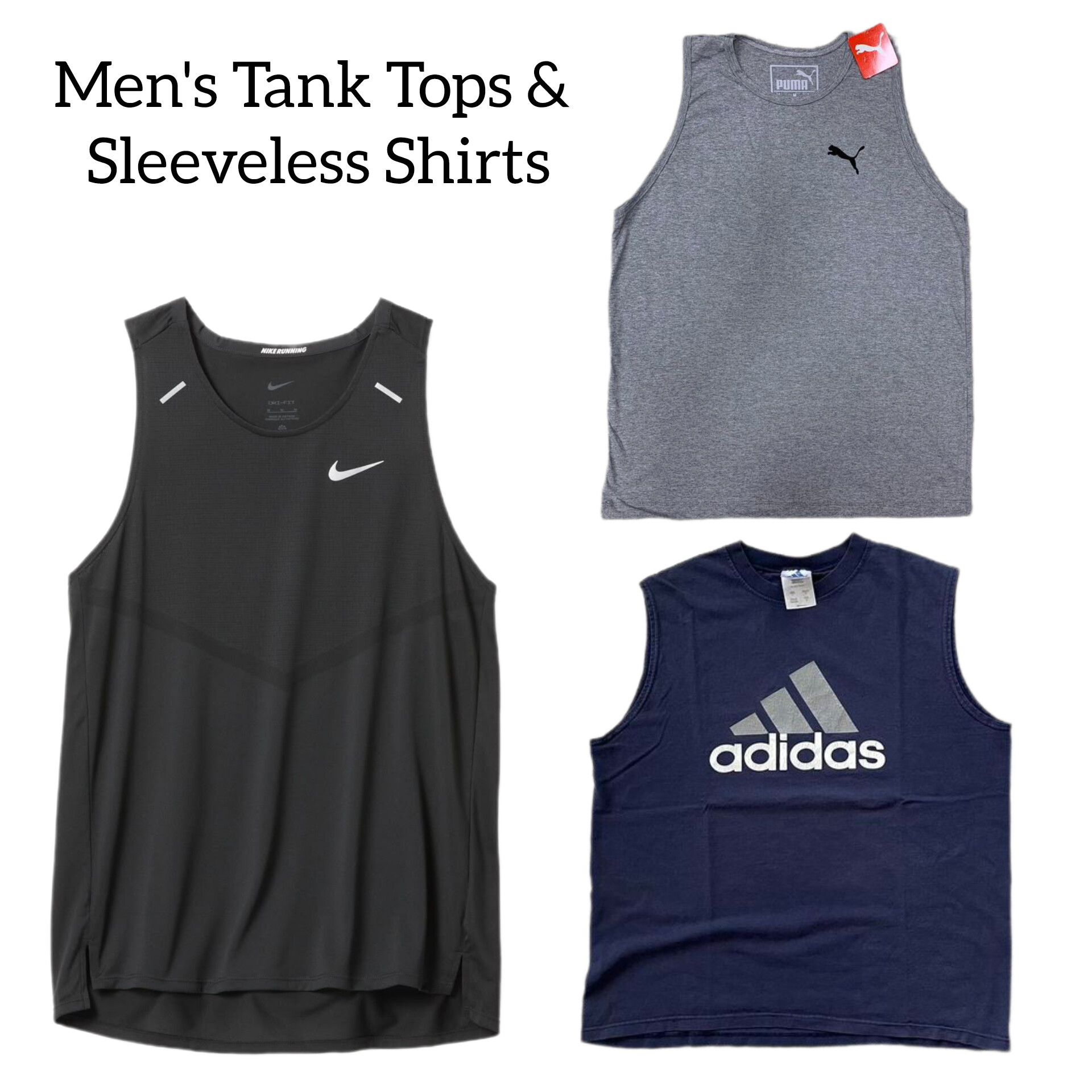 Tank Tops & Sleeveless Shirts - Top Brands & Vinta..