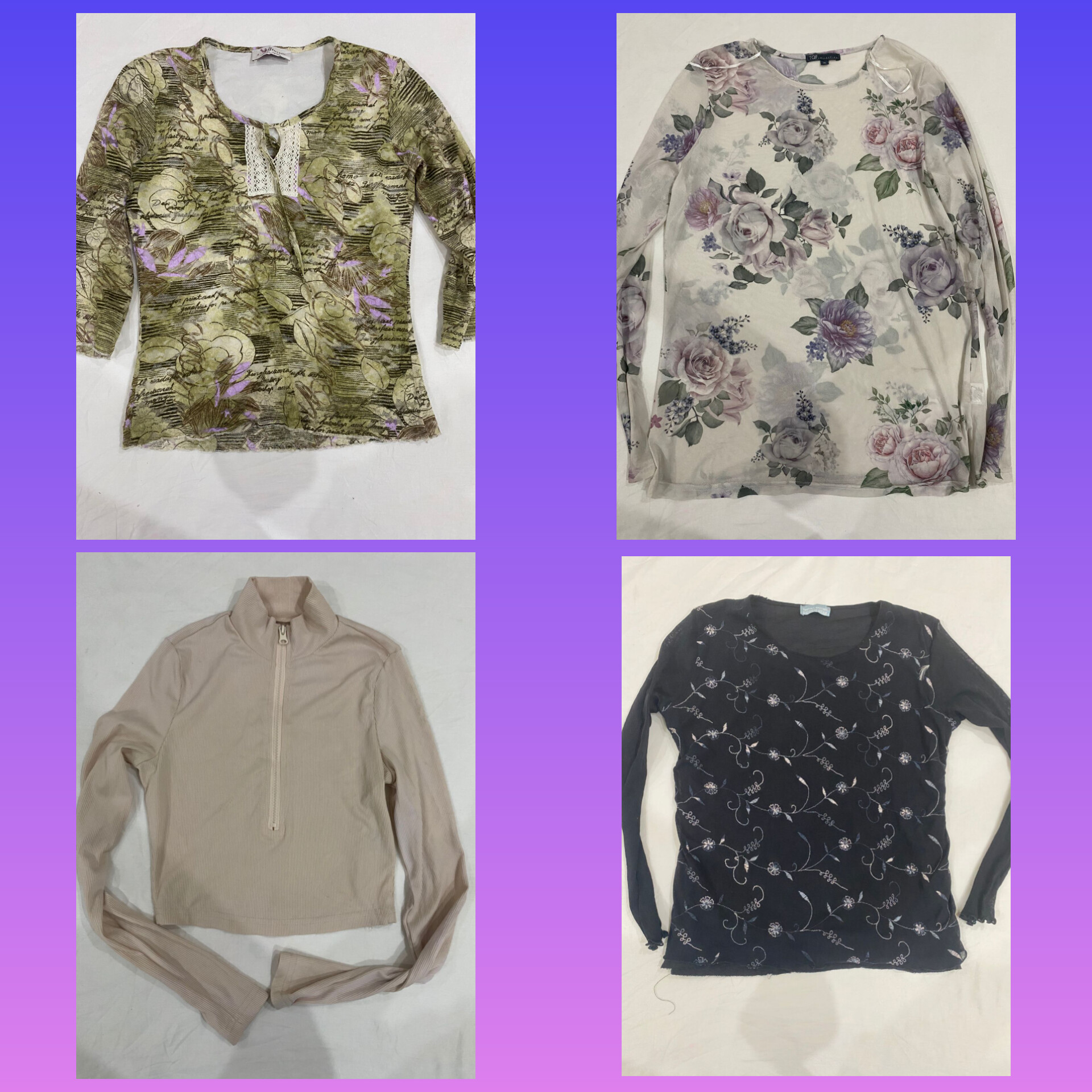 Y2K Vintage Fullsleeves Tops SV 52