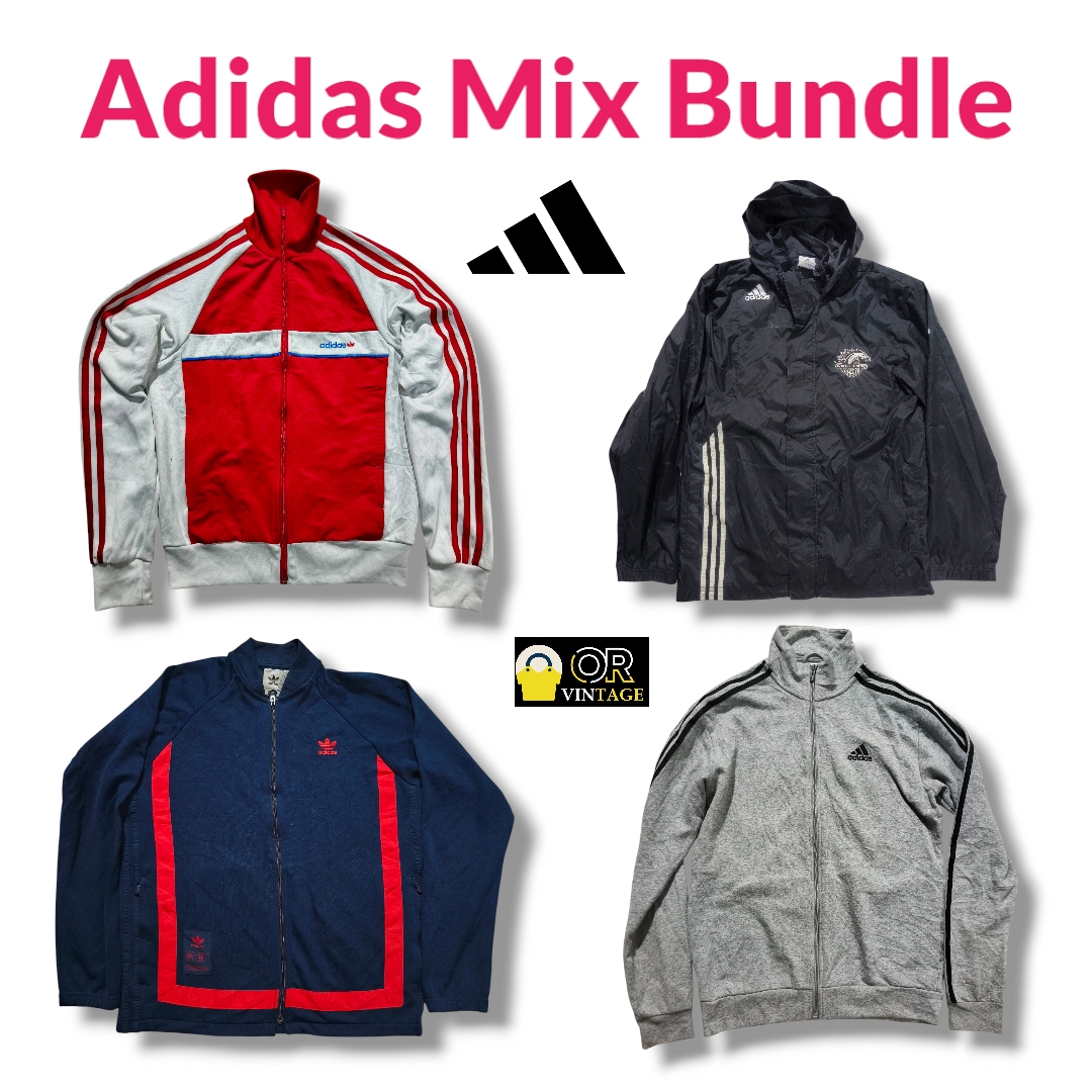 Paquete de Adidas – Mezcla de camisetas, sudaderas..