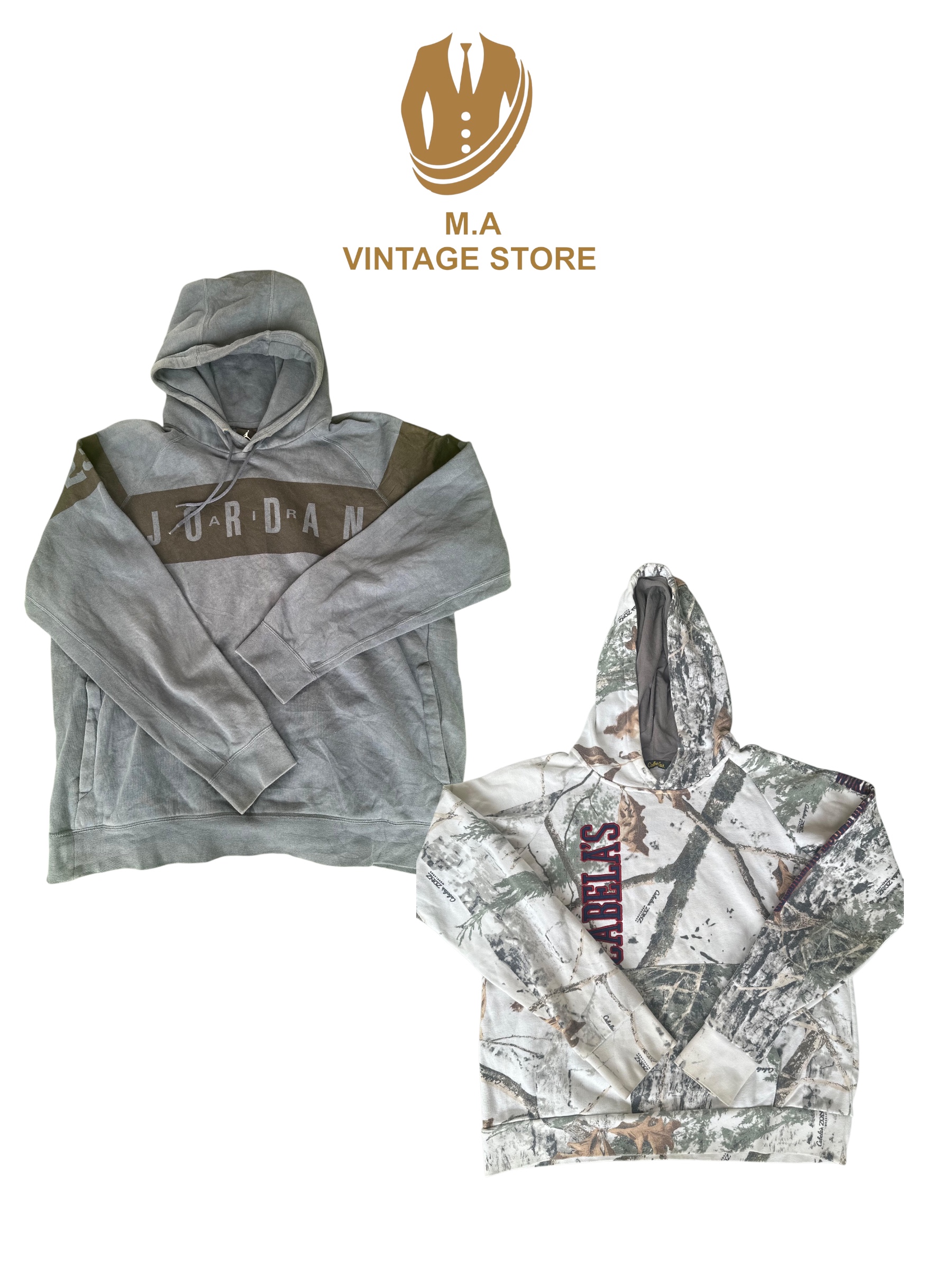 アンブロ、チャンピオン、プーマ、ポロ・ラルフ・ローレンの混合ブランドフーディ。