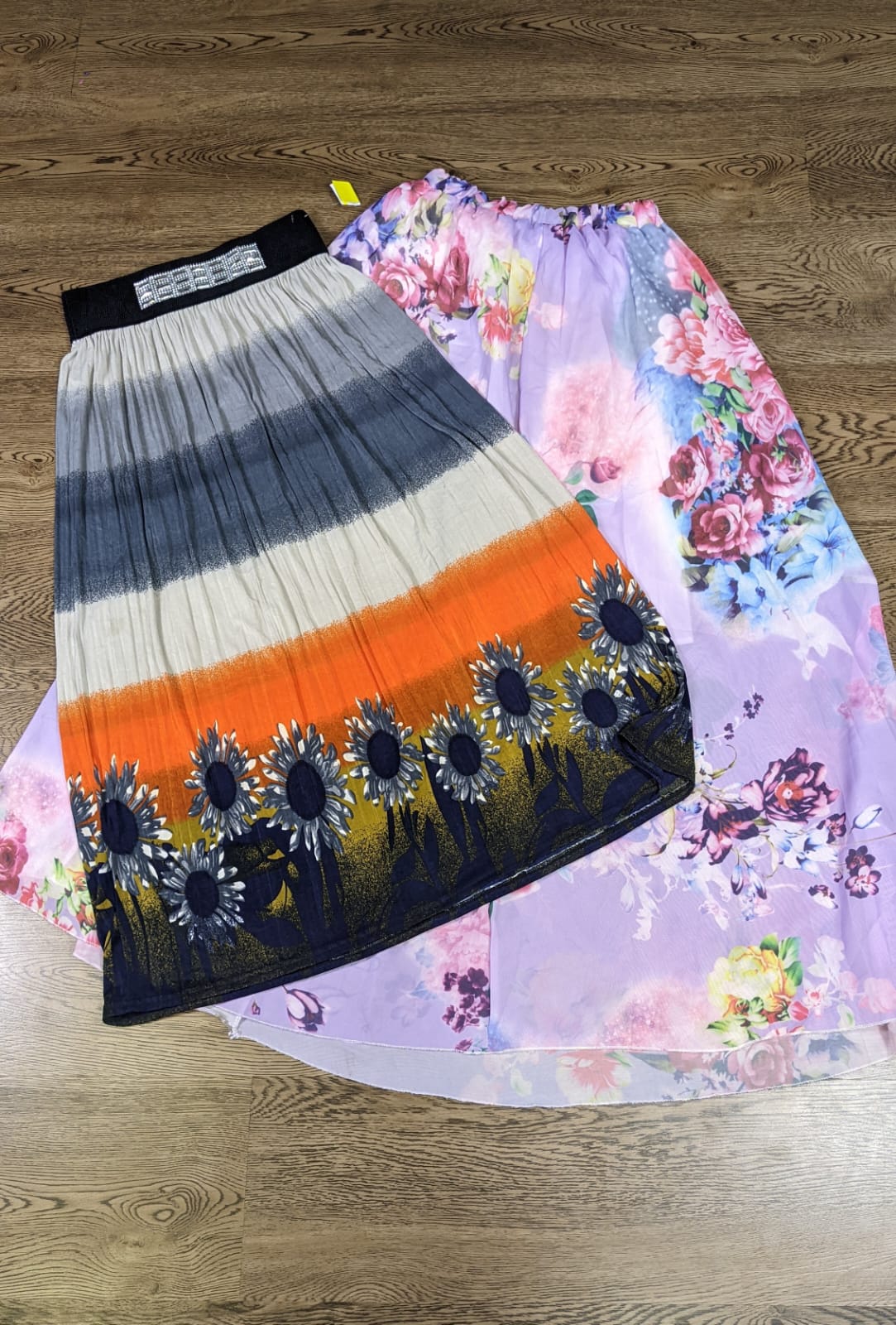 Summer printed long skirts