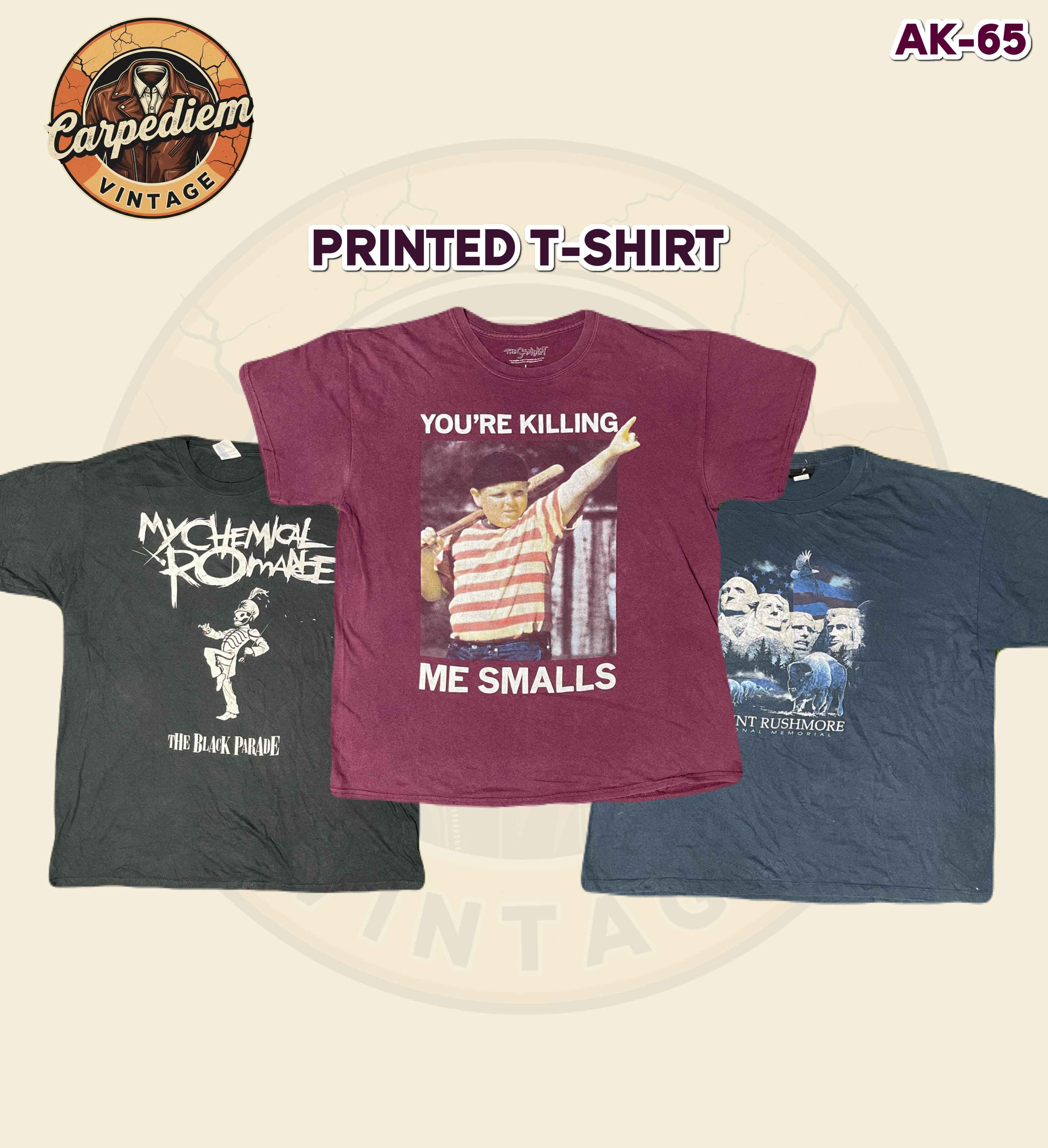 Mixed Graphic T-Shirts Ak-65