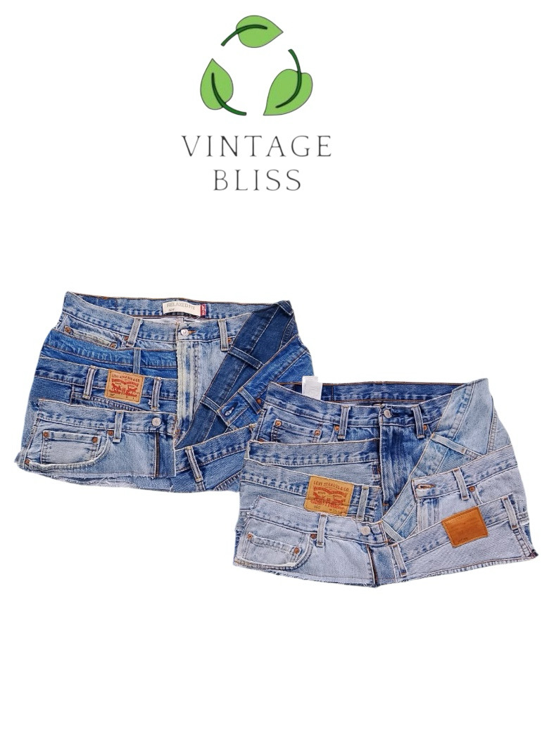 Upcycle Levi’s Denim belted Skirt