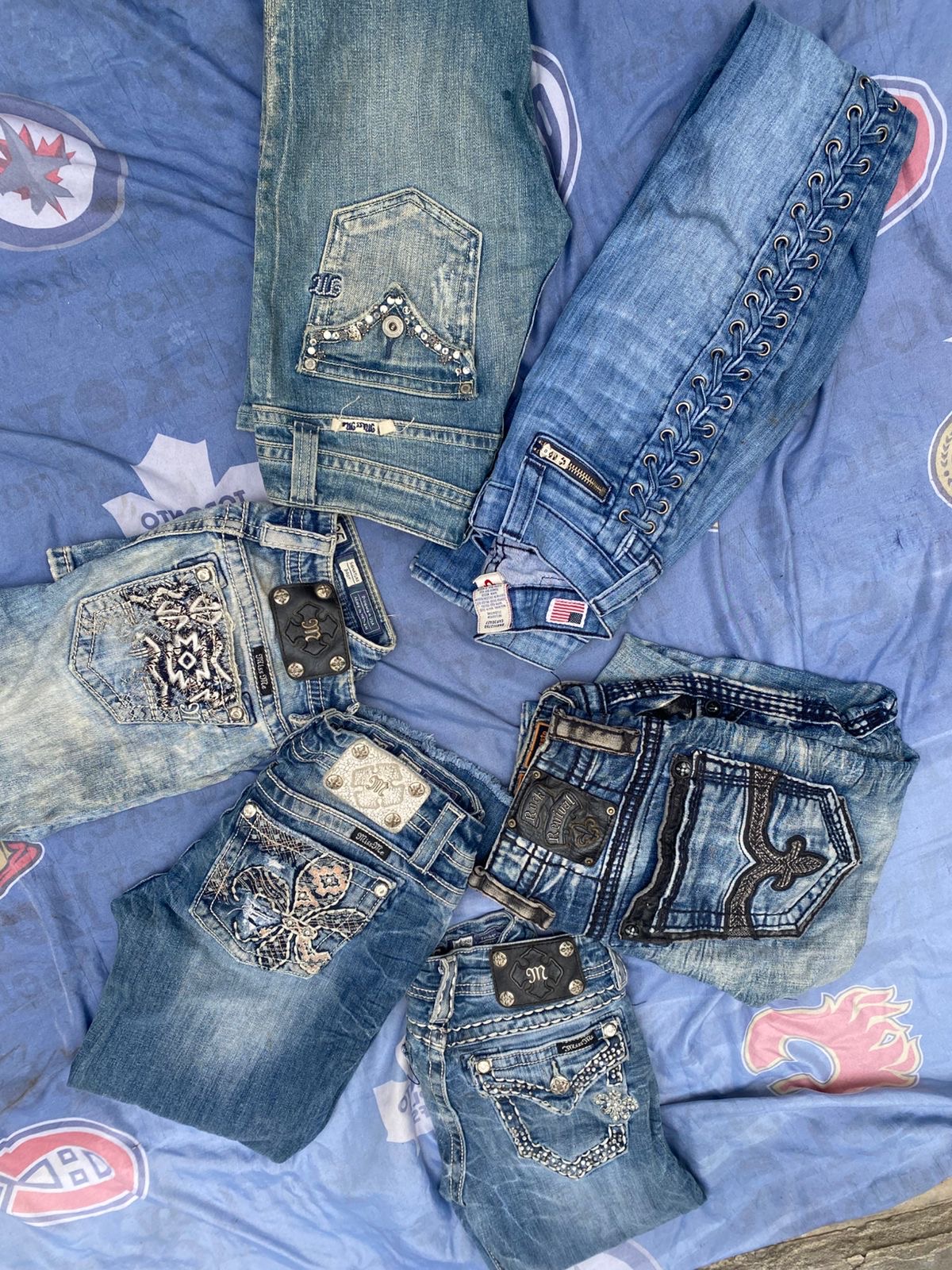 Mixed Jeans