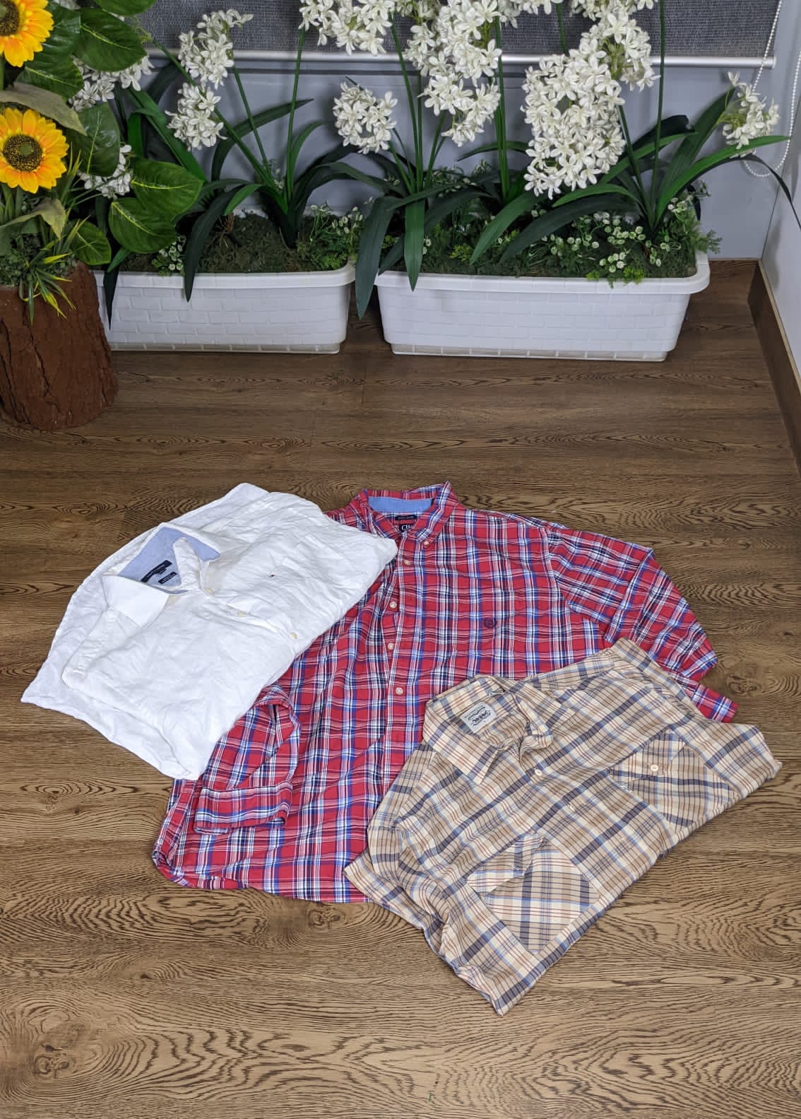 Mix branded men button up shirt