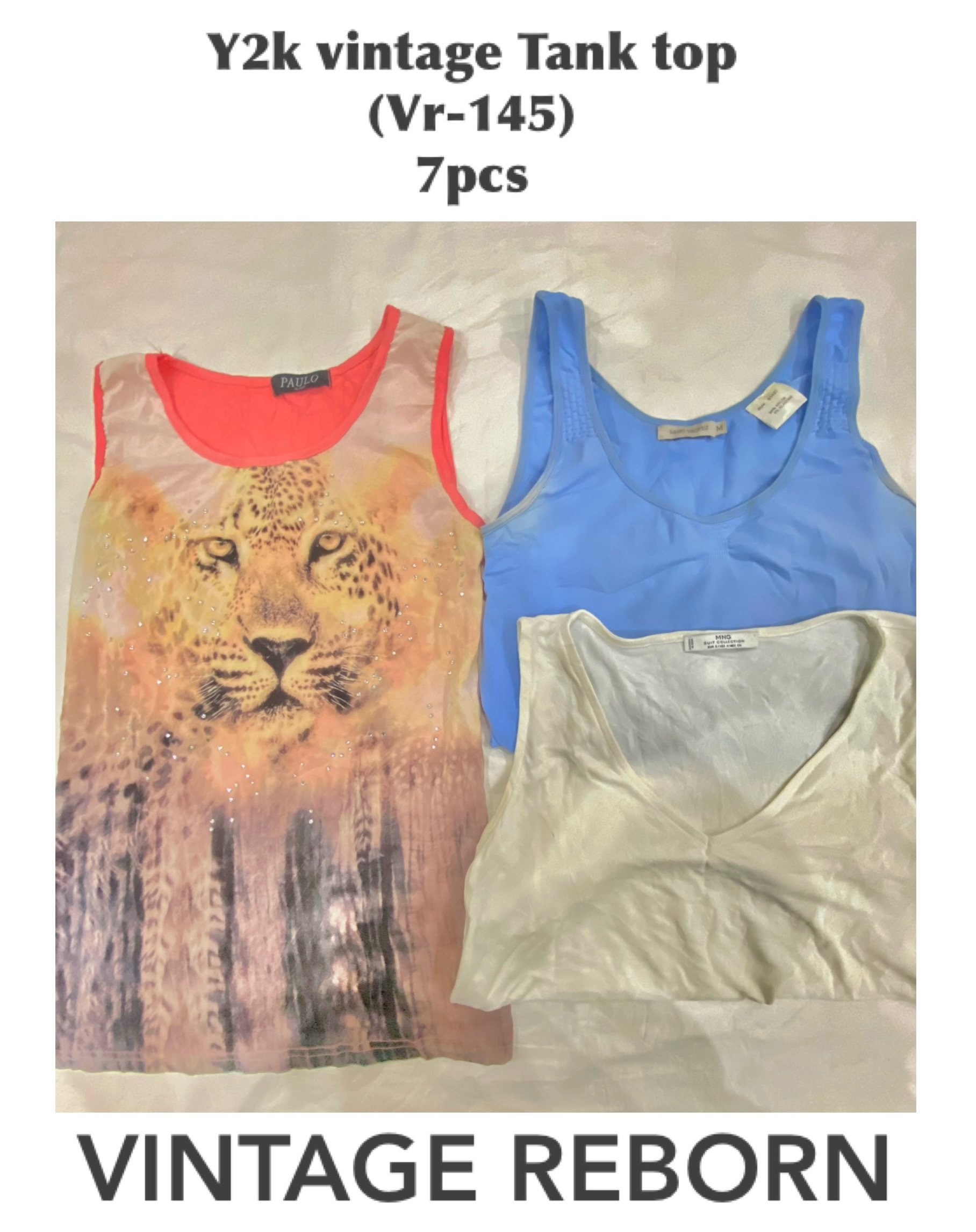 The Nostalgic Tank Top Collective: Y2K Bundle (VR-..