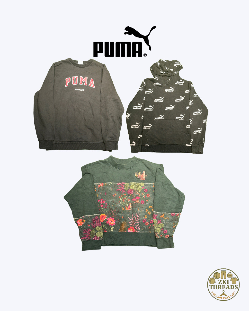 プーマのスウェットシャツ (E26)