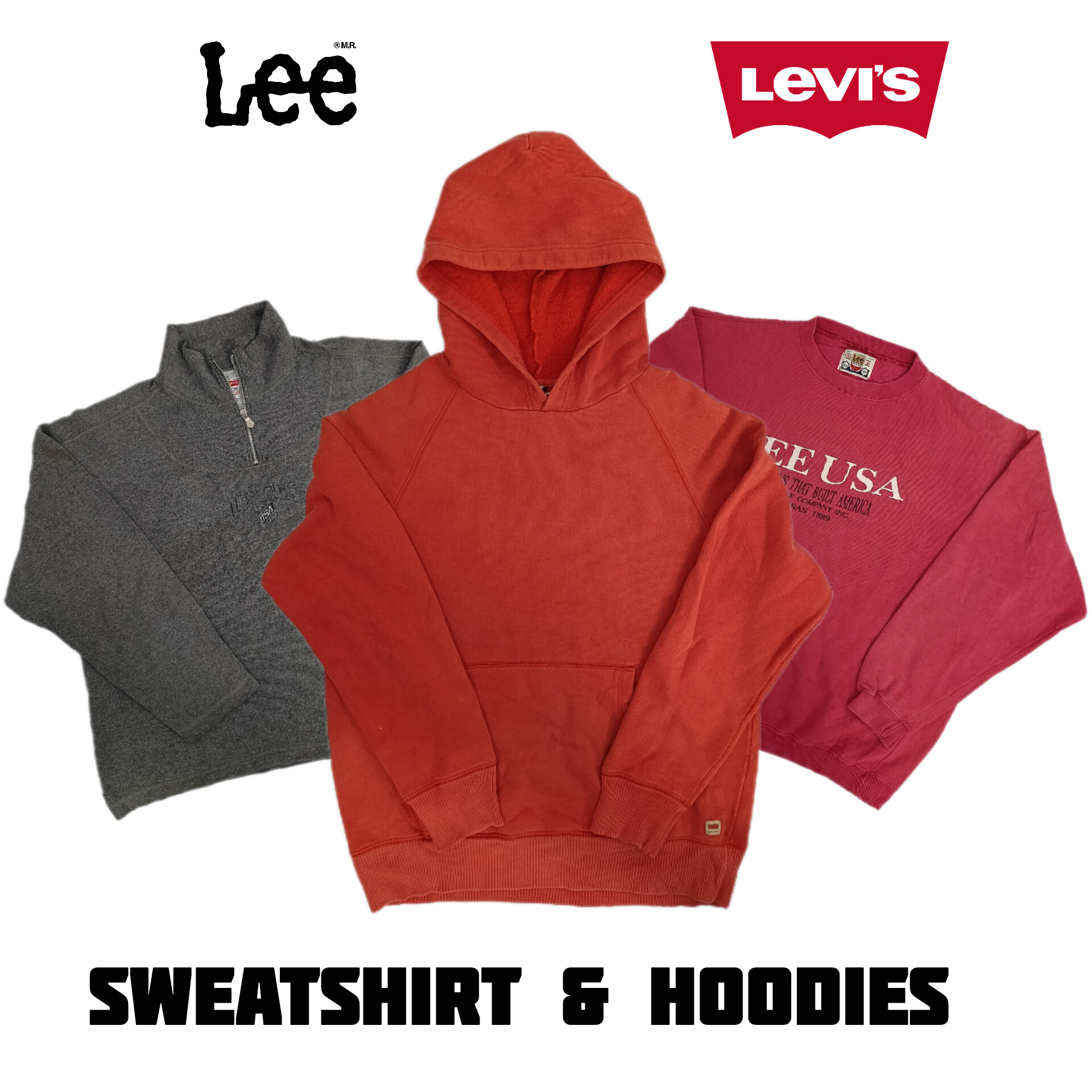 Lee, Levis Moletons e Hoodies