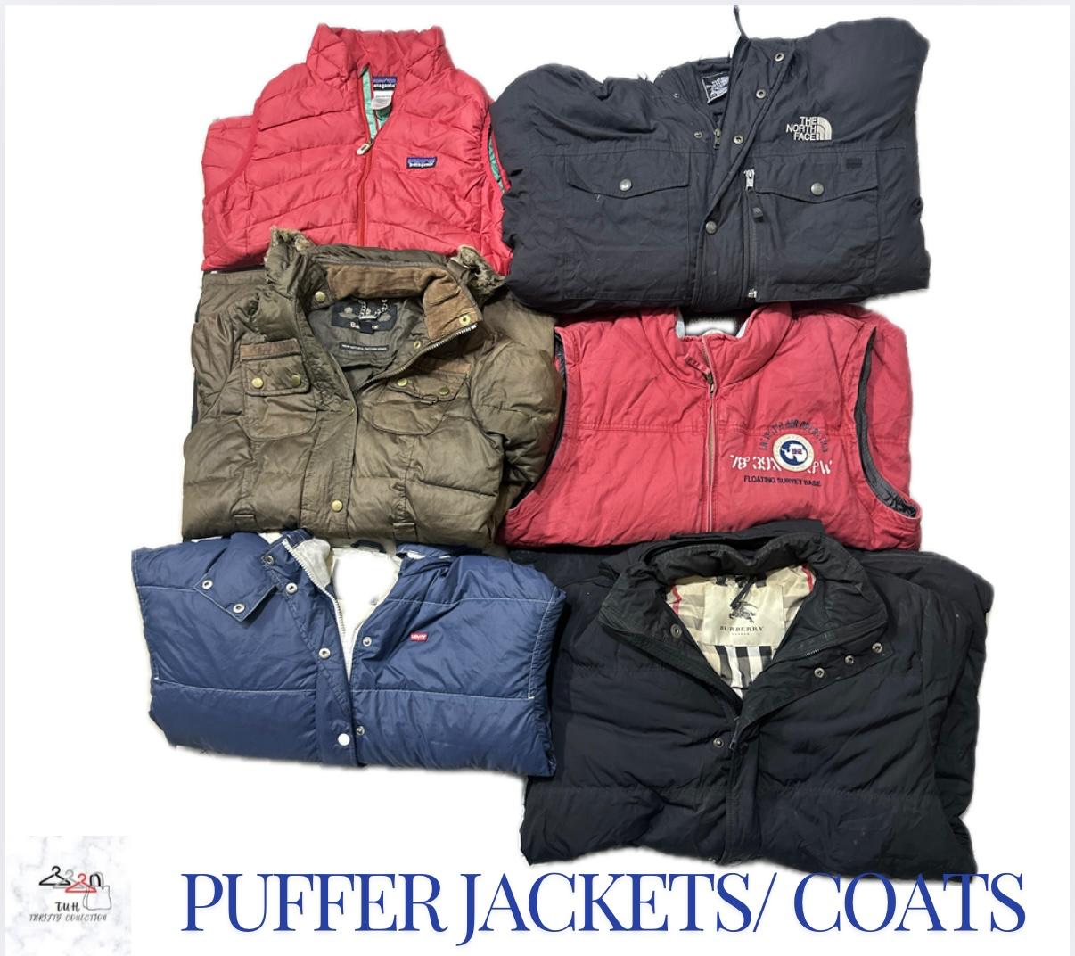 Puffer Jackets (Mix brands including North face, B..