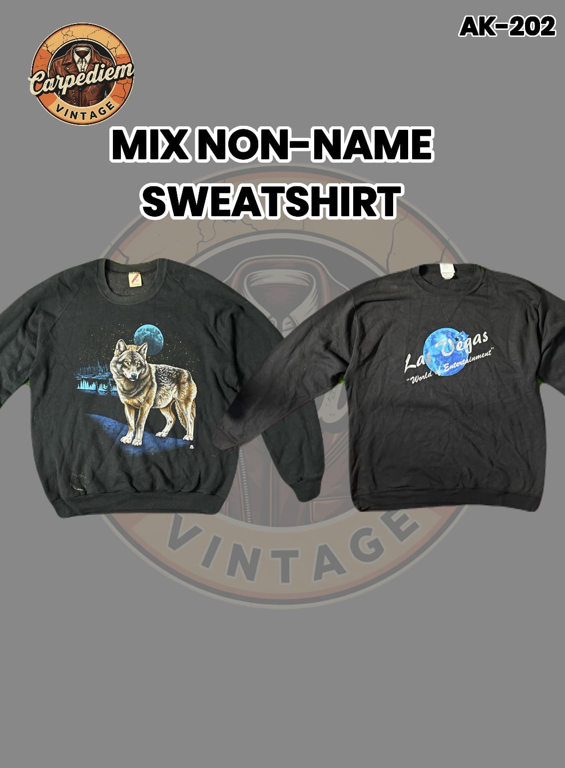 Old vintage Sweatshirt Ak-202