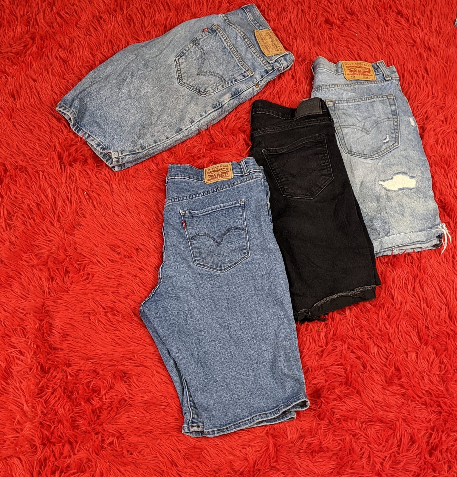 Levi's denim shorts