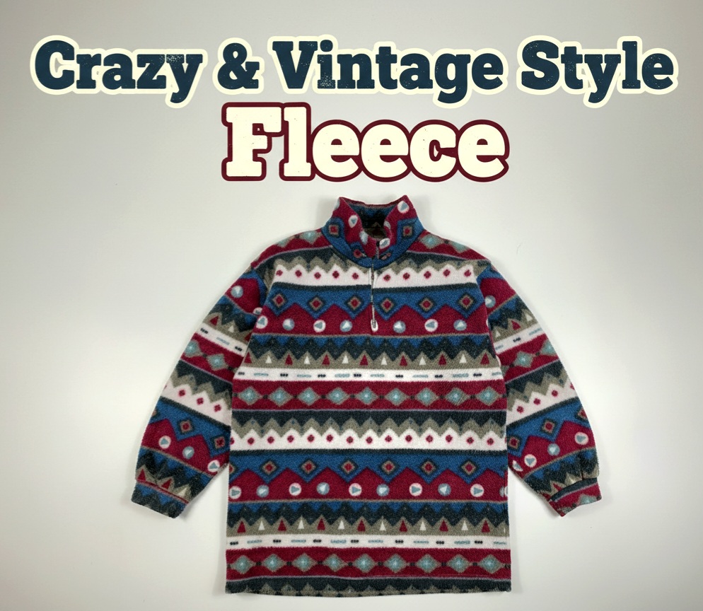 Crazy & Vintage Style Fleece