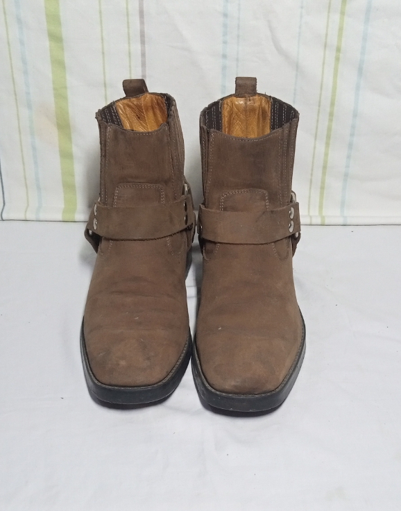 SK,31# Botas de Biker Cowboy de Estilo Ocidental d..