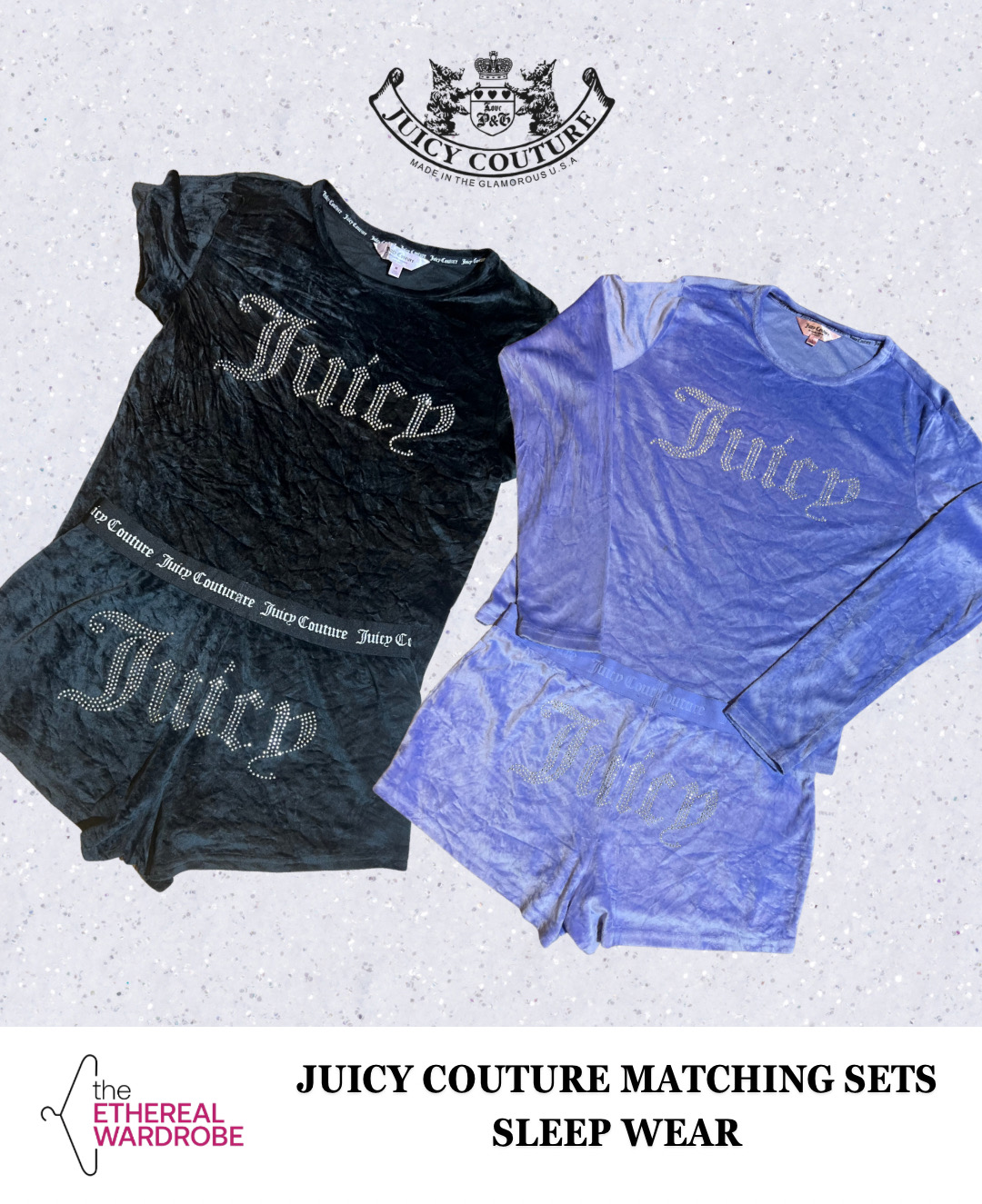 Conjunto coordenado Juicy Couture (roupa de dormir..