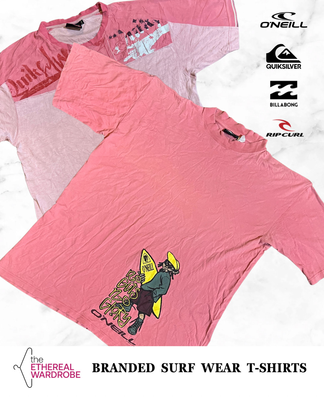Camisas T-shirt impressas Marca de Surf Wear inclu..