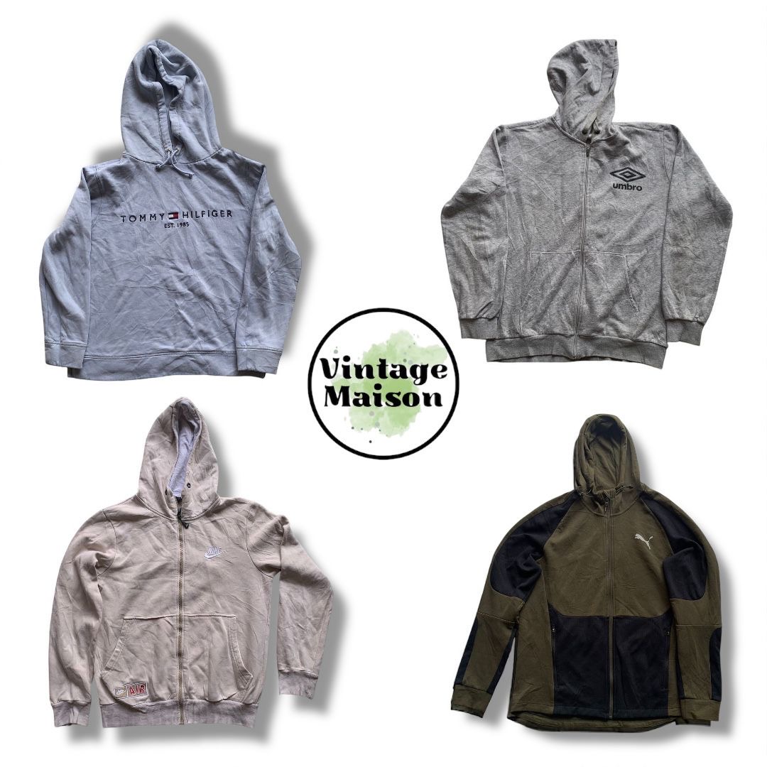 ミックスブランドフーディー Nike、Adidas、Tommyなど