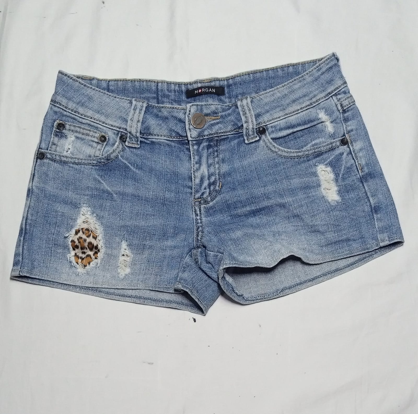 SK#51, Denim Mini Midi Shorts
