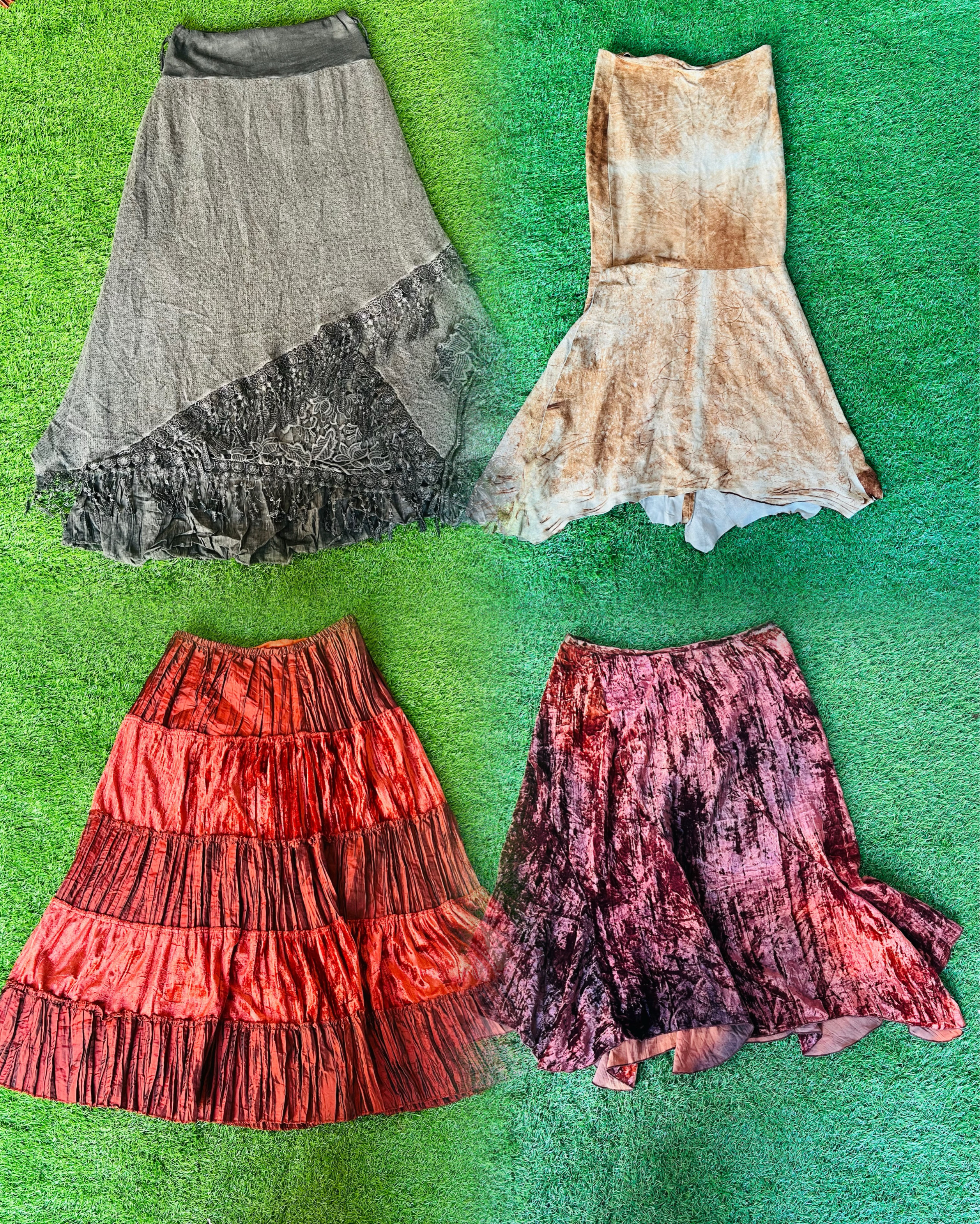 Gonne in velluto Y2K