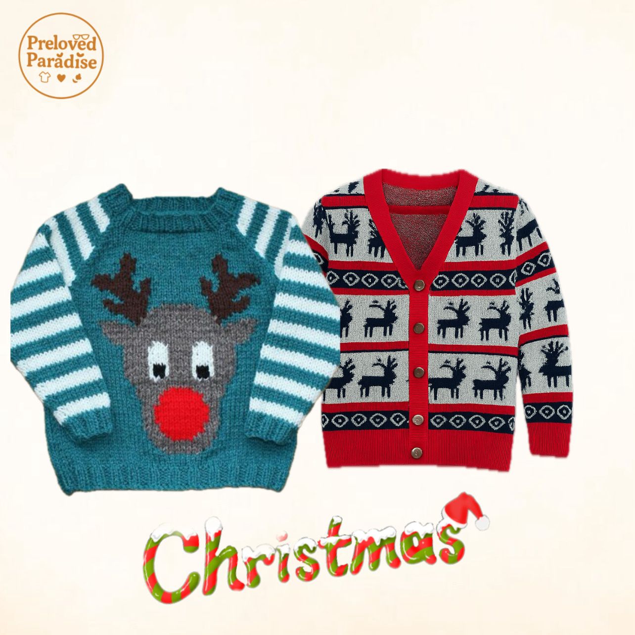 クリスマステーマのセーター