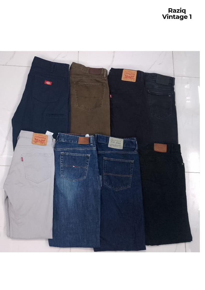 💥 RV1309 Mix Branded Cotton & Jeans pant