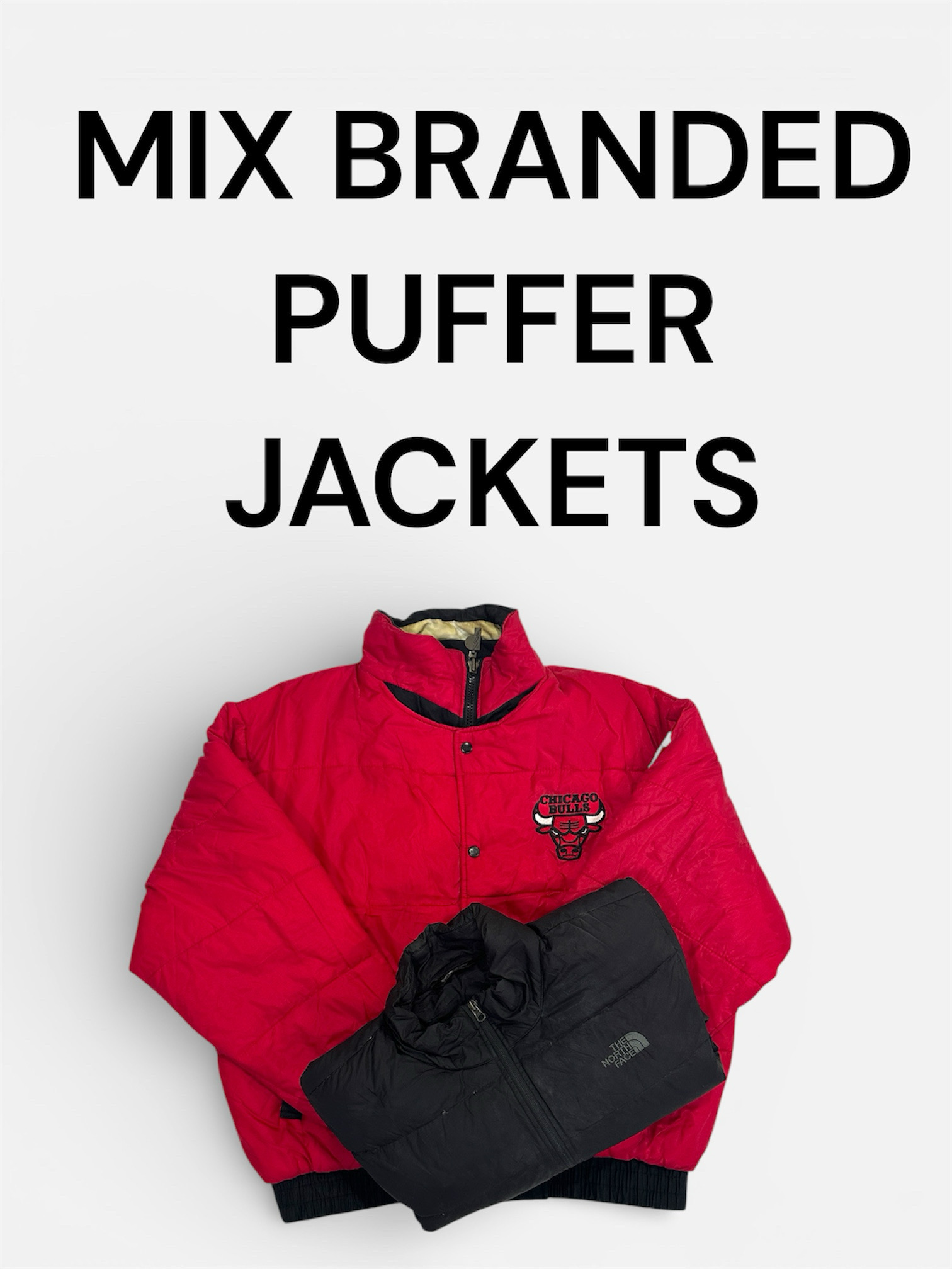Mixed Branded Puffer Jacket