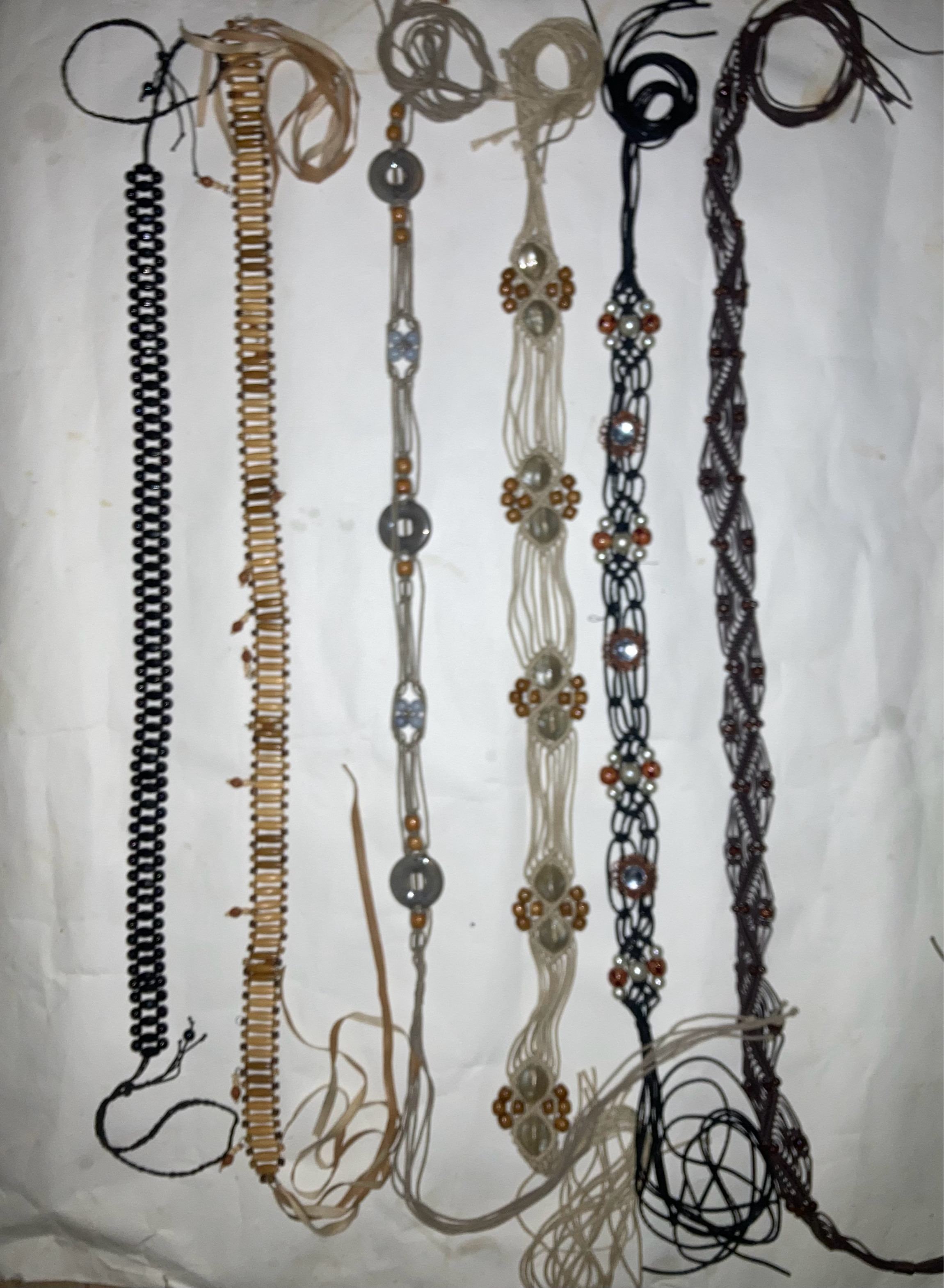 Y2k vintage belts (M-bt6)