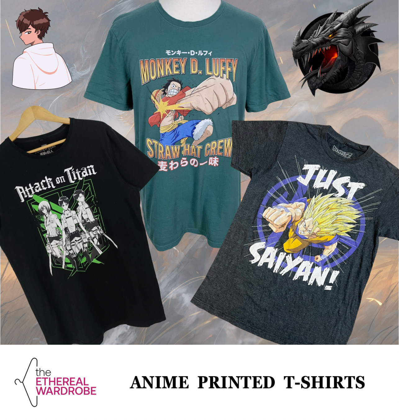 T-shirts imprimés Anime