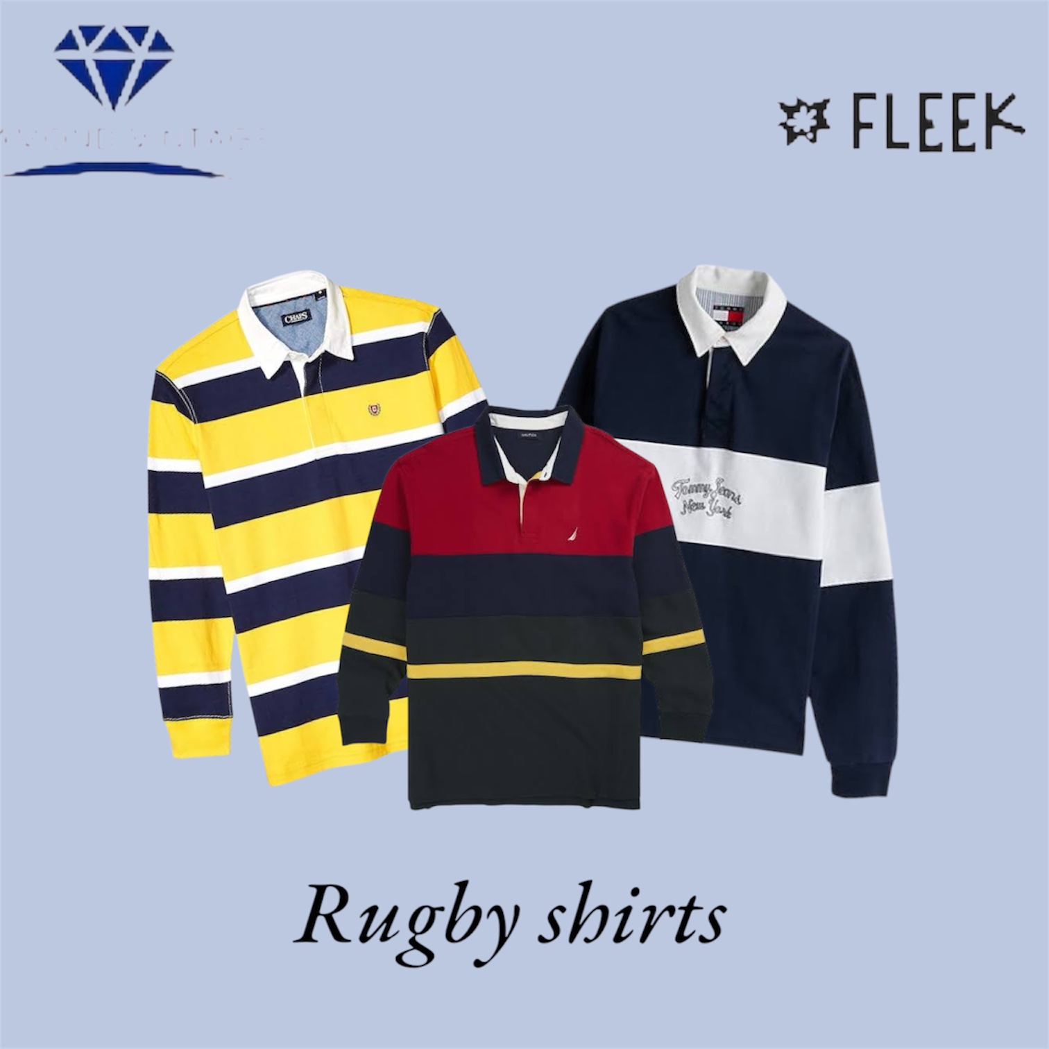 Camisetas de rugby L/S de marca