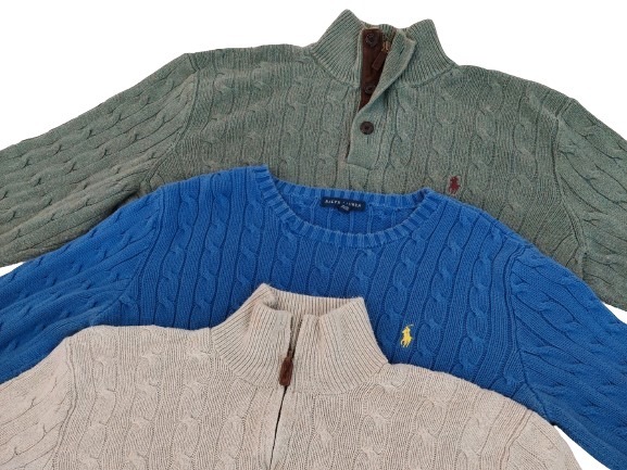 プレミアム ラルフ・ローレン ミックス セーター