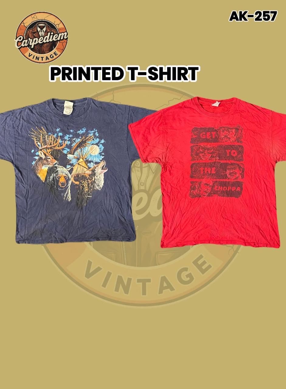 Printed T-shirts Ak-257