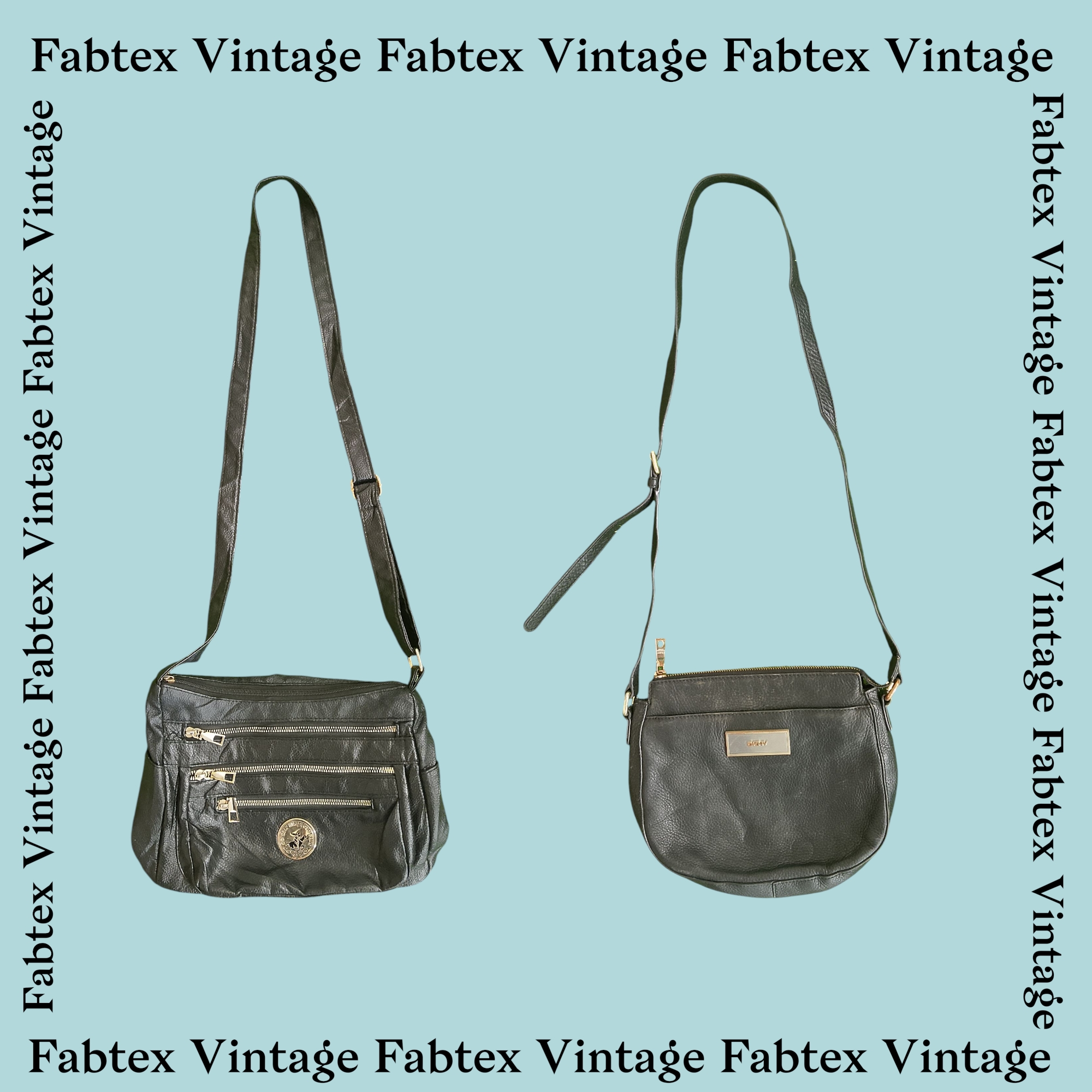 (FV-312) Y2K All Black  Bags