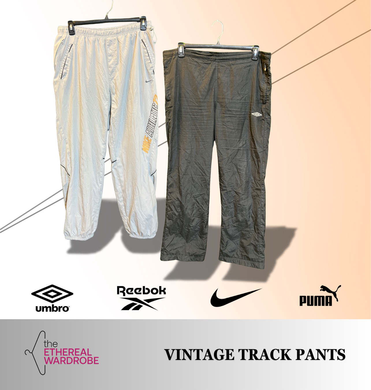 Branded Track Pants including Nike, Reebok, Puma, ..