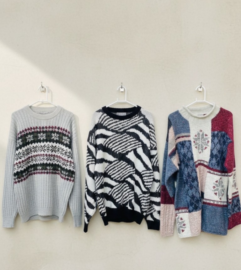 Bedruckter Pullover