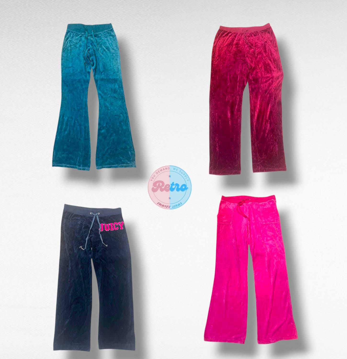ジュシー・クチュール & レトロ・ベロア・フレアパンツコレクション (R)