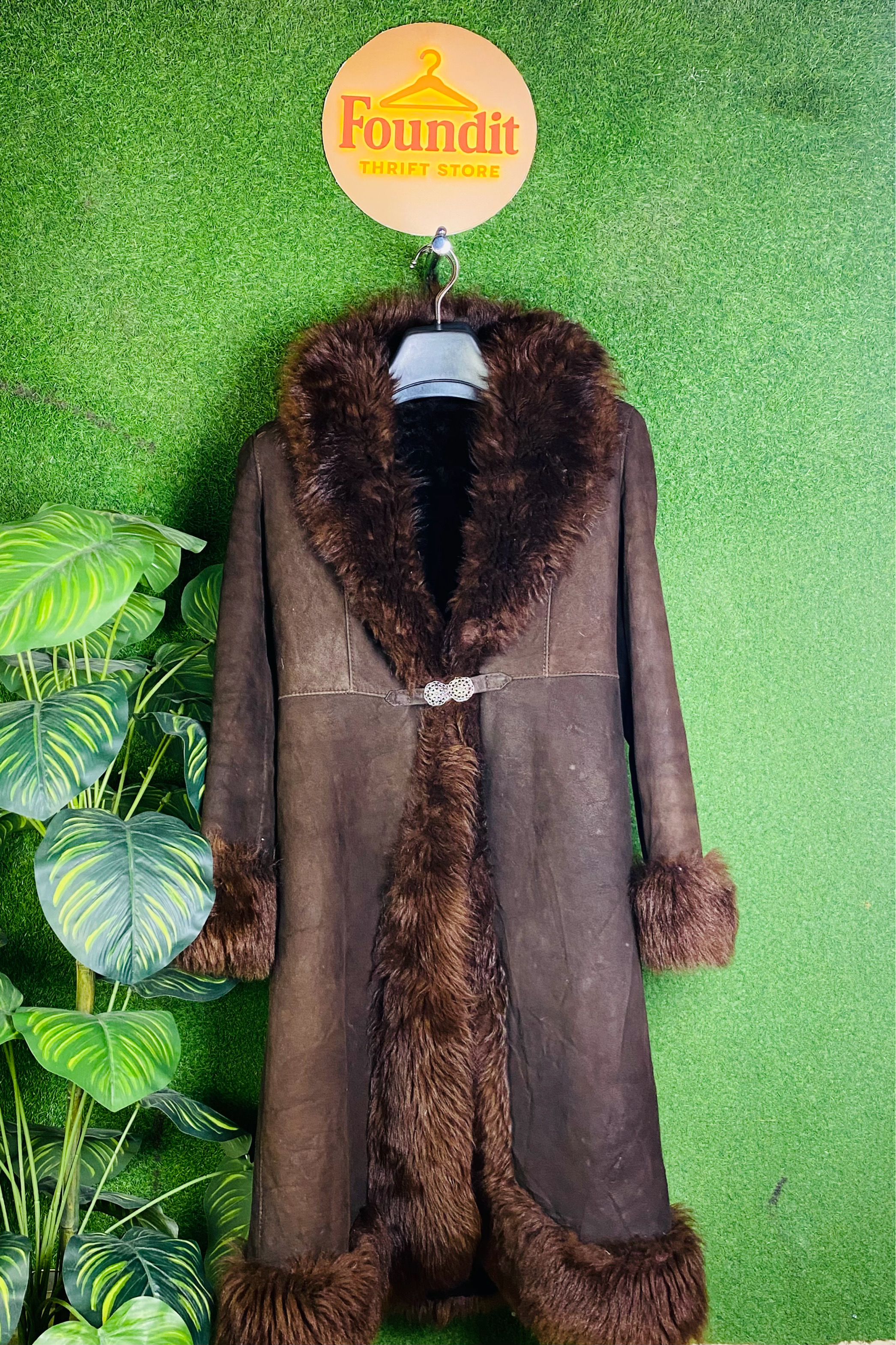 Y2K Style Afghan Coat