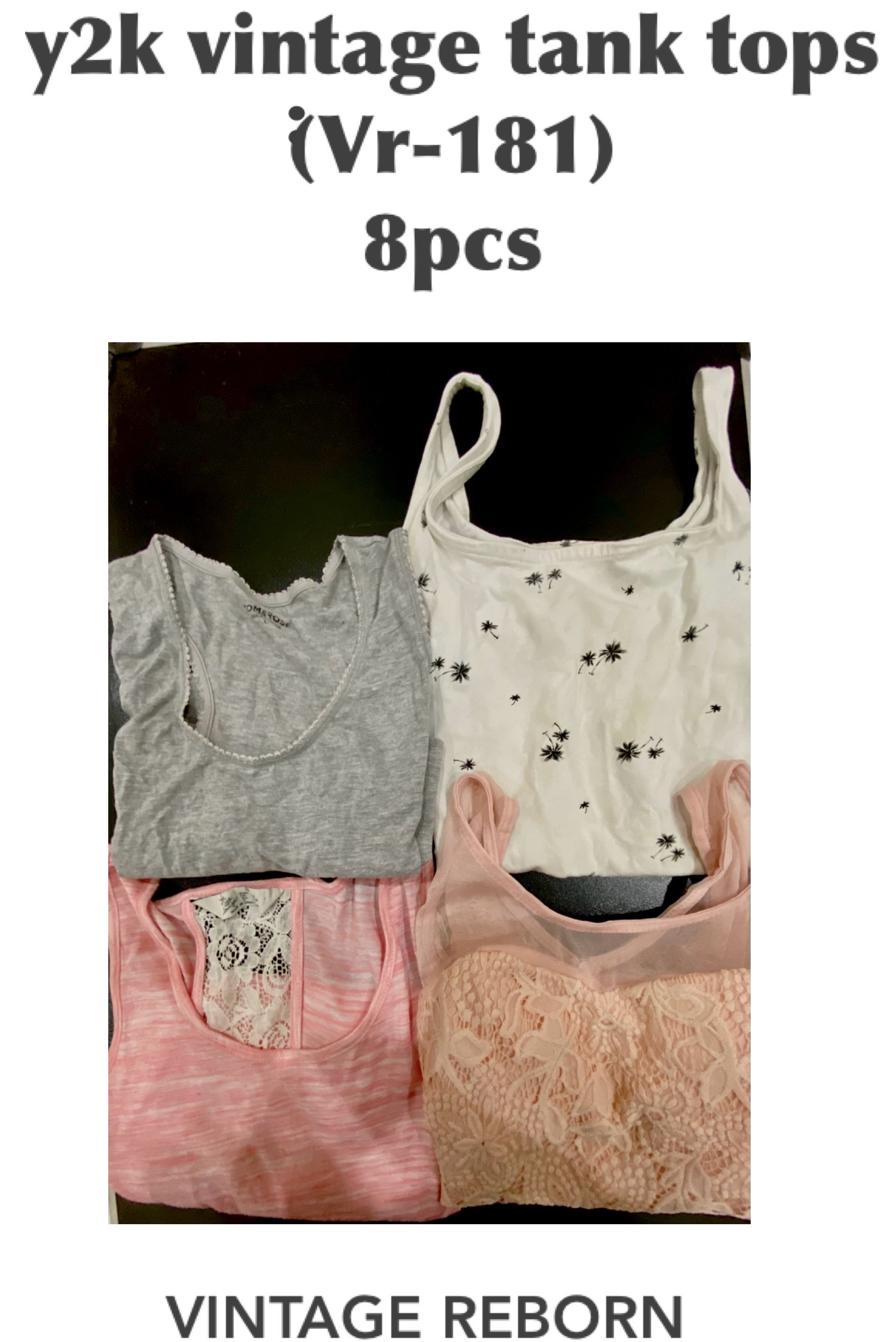 Y2K Aesthetic Tank Tops - Instant Outfit Variety! ..