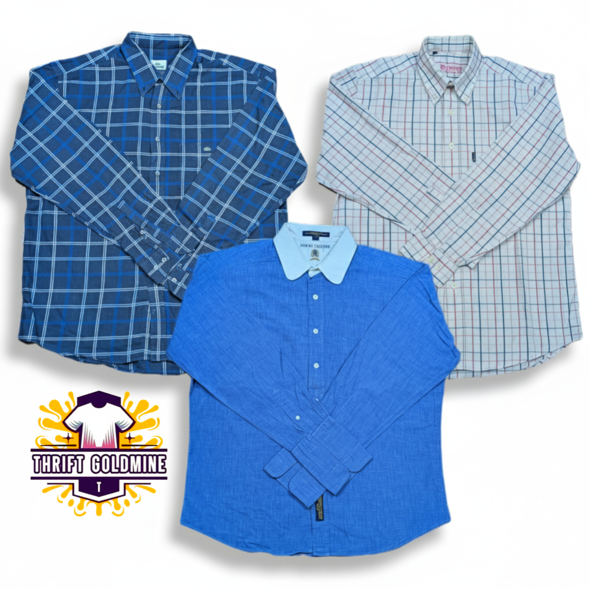 Camisas de botones de la marca Premium Mix