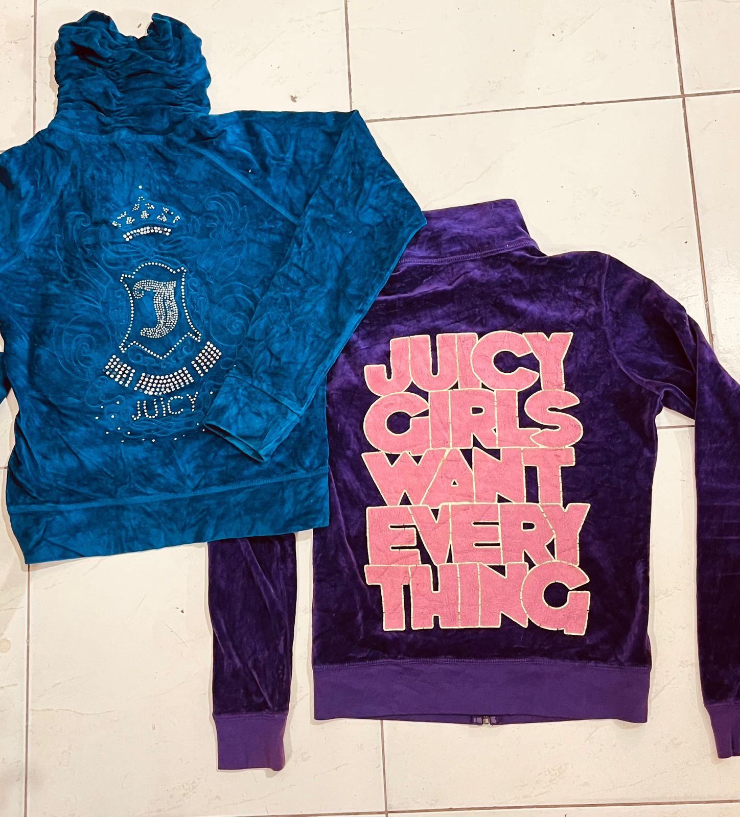 『ウィメンズ ジューシー・クチュール ベロア ジッパー』