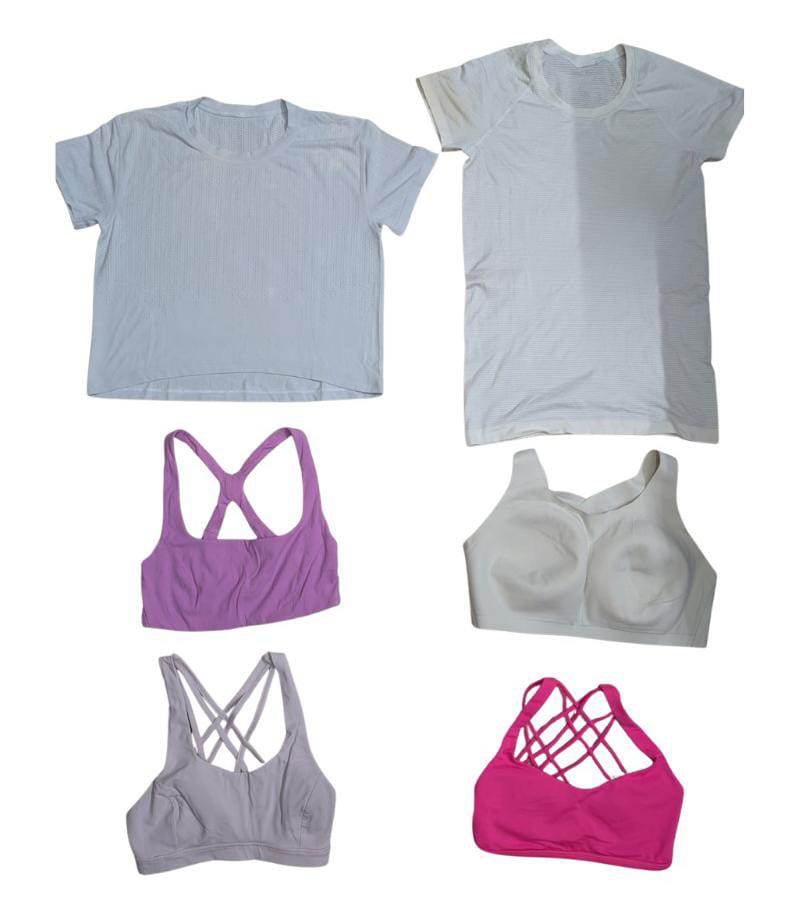 Pacote Mistura de Tops e Camisetas Lululemon